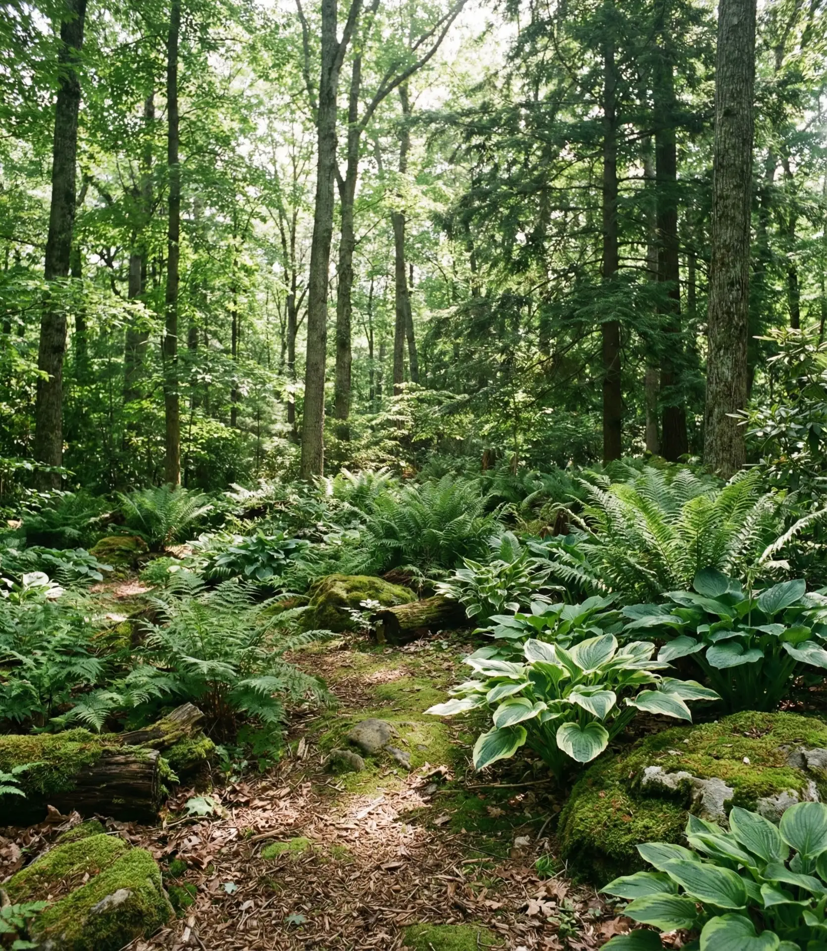 Shaded Woodland Garden 2