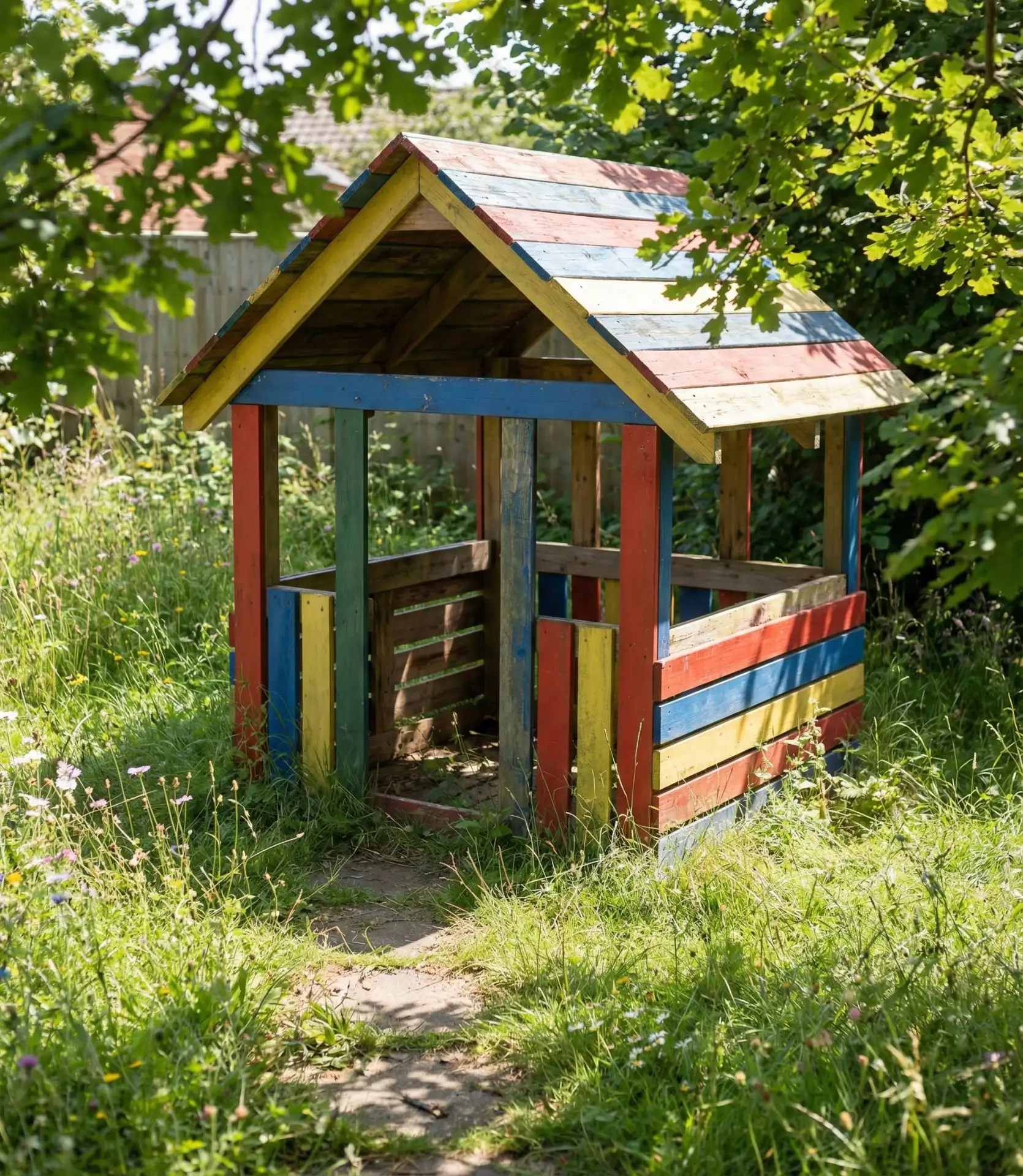 Simple Wooden Playhouse Frame 2