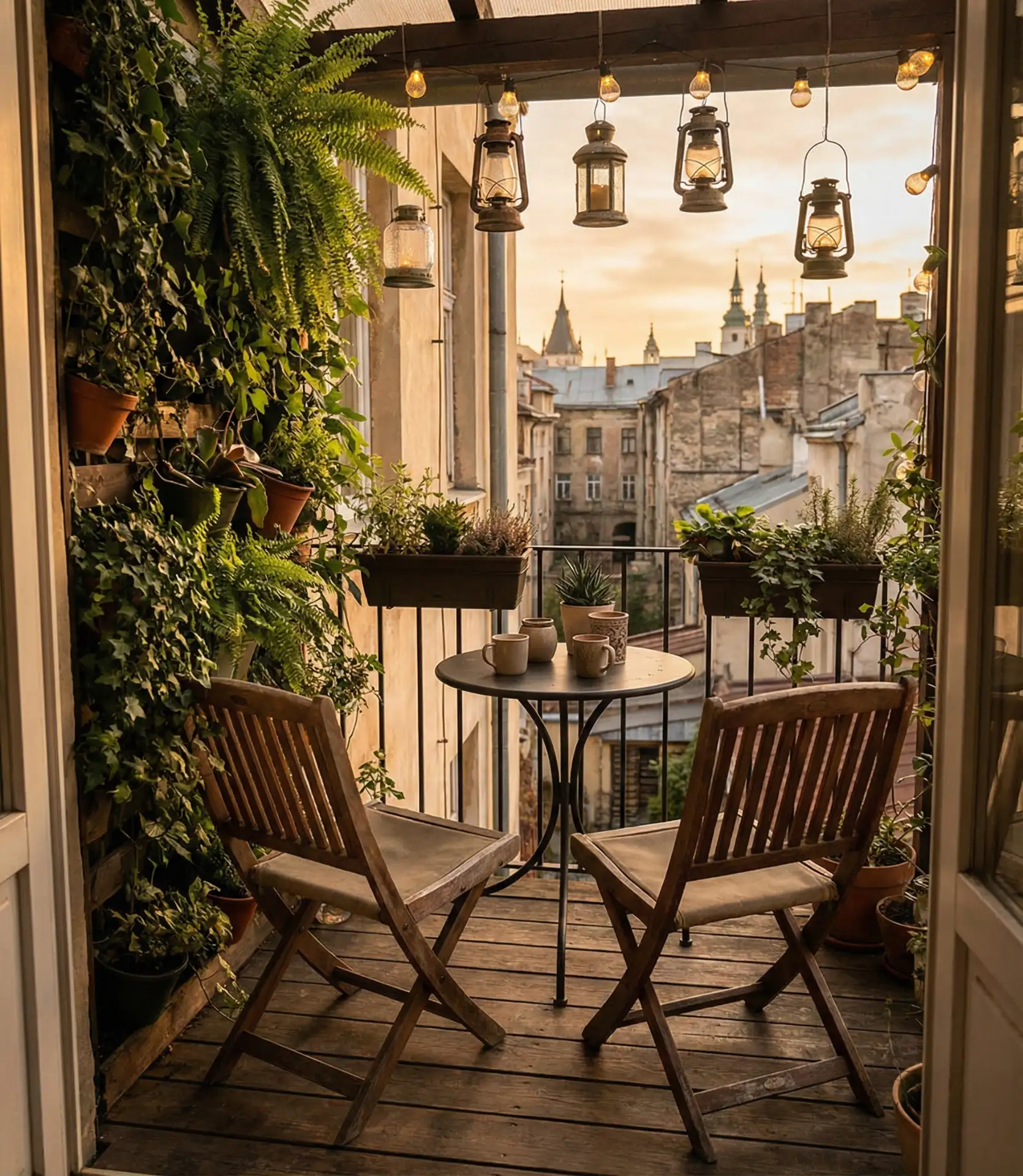 Small Space Vertical Garden Lounge 1