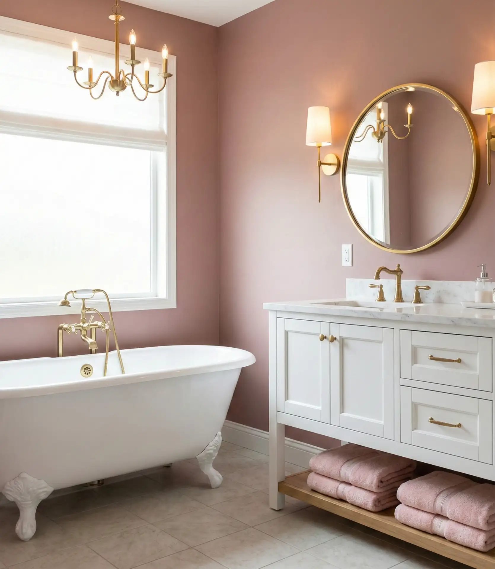 Soft Blush and Dusty Rose 2