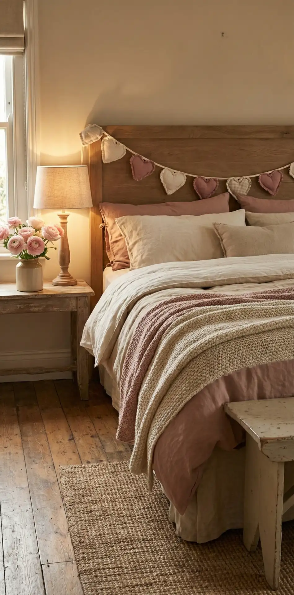 Soft Cottage Bedroom Garland 1