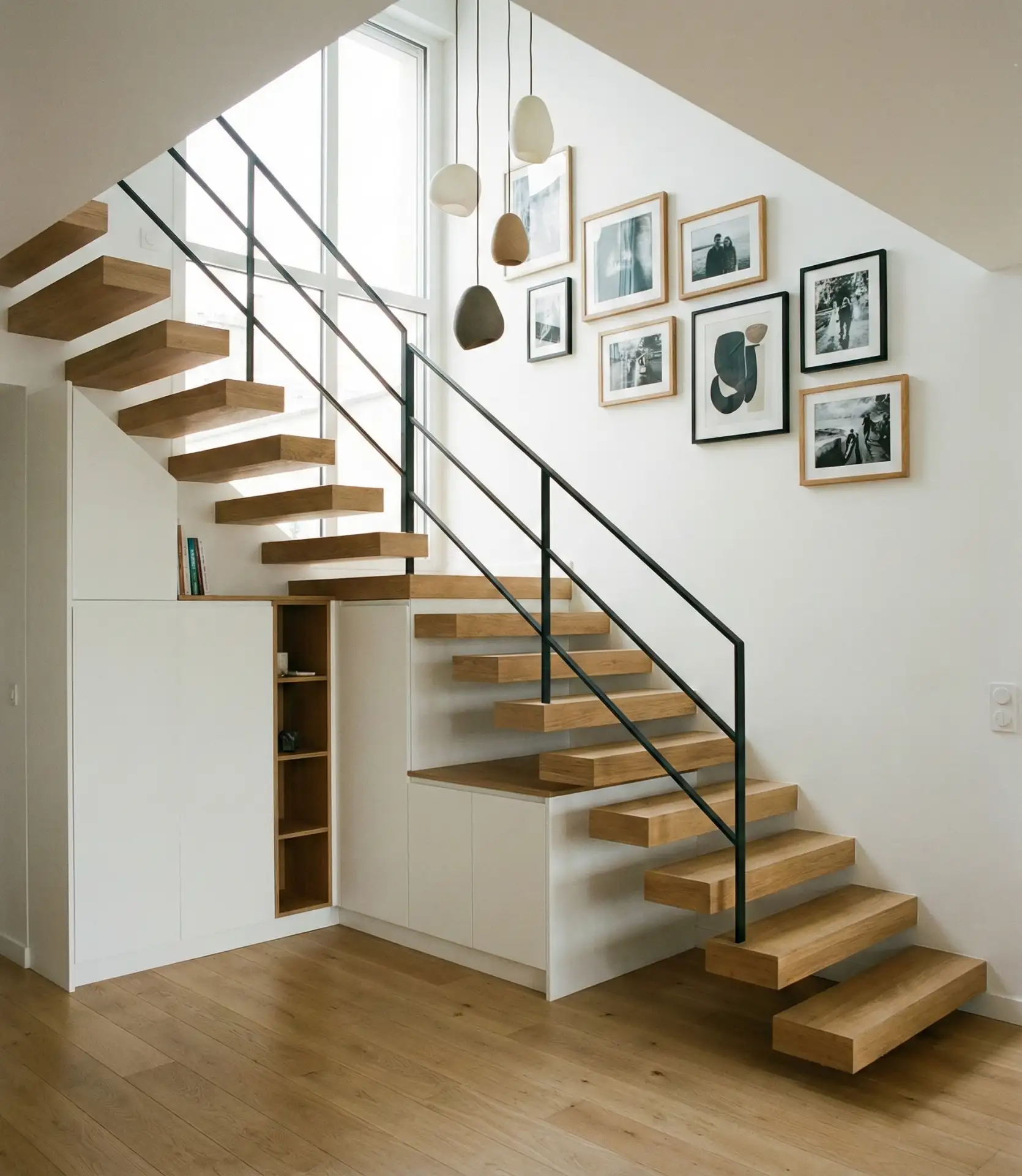 Sophisticated Duplex Staircase Styling 1