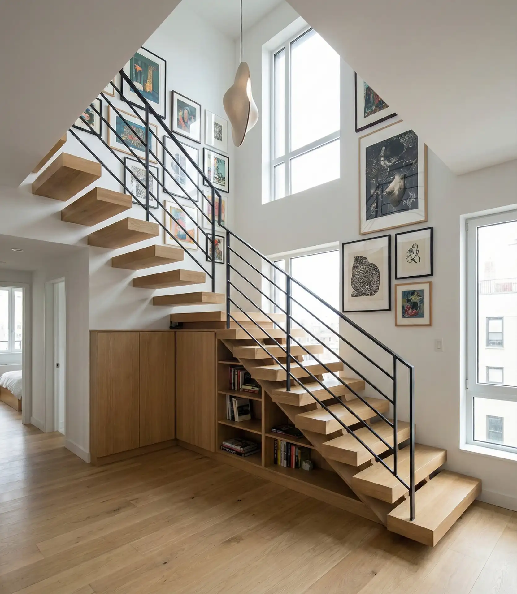 Sophisticated Duplex Staircase Styling 2