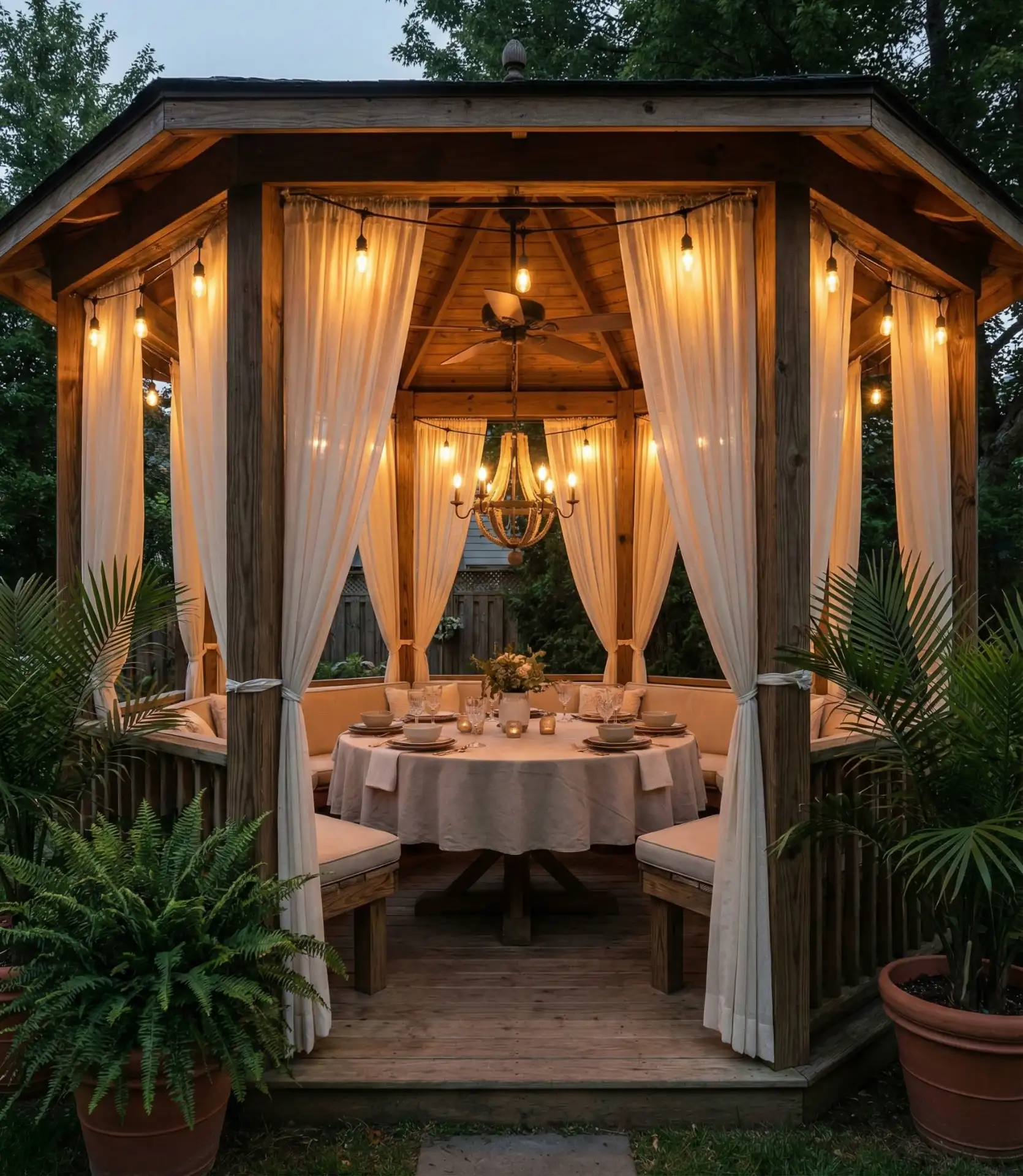 Sophisticated Gazebo Entertainment Hub 1