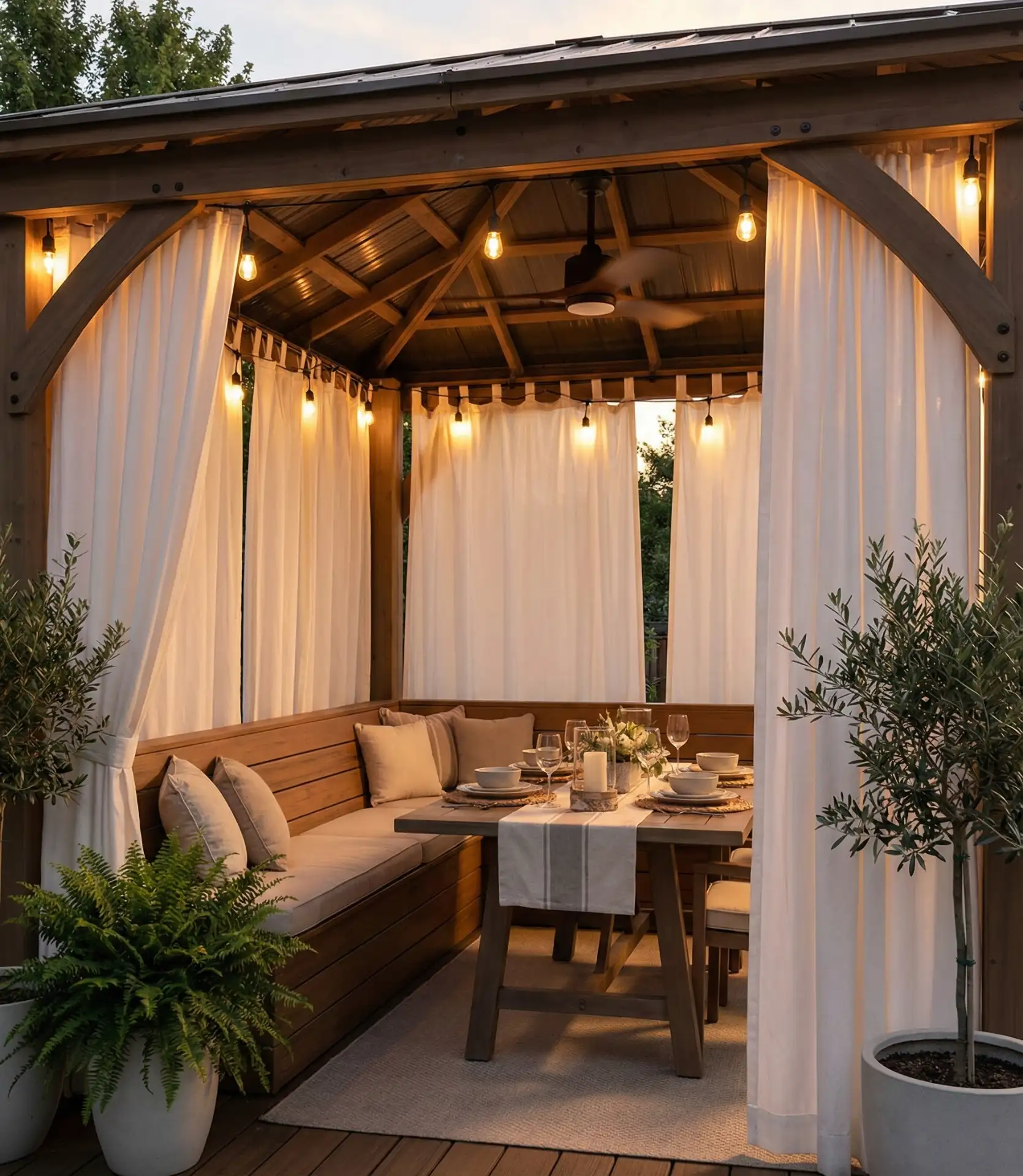 Sophisticated Gazebo Entertainment Hub 2