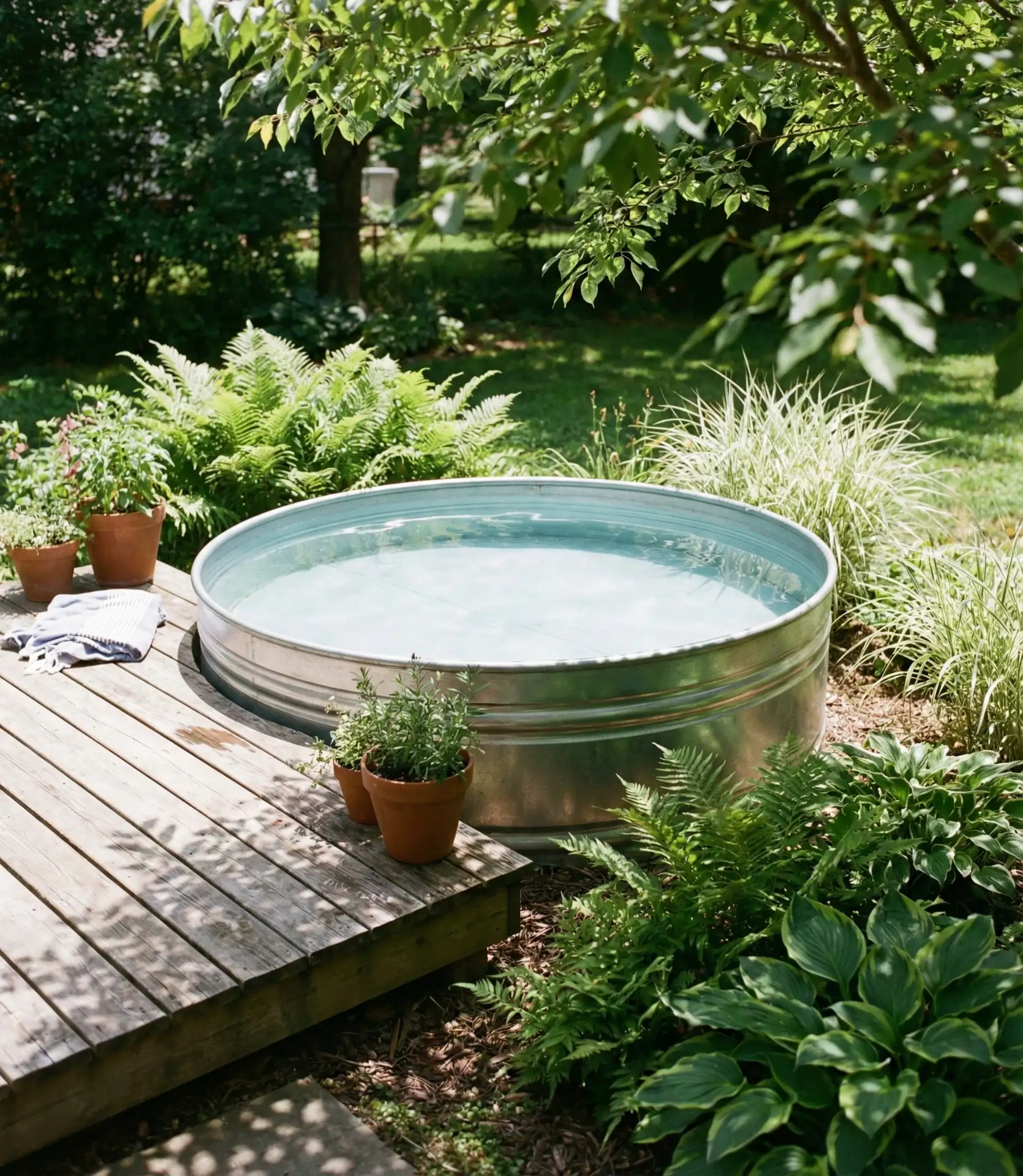 Stock Tank Pool Installation 2