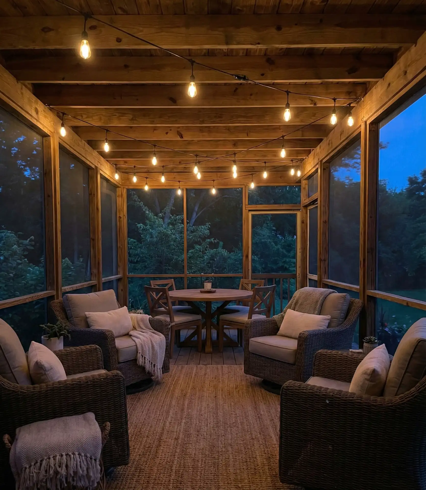 String Light Canopy for Magical Ambiance 2