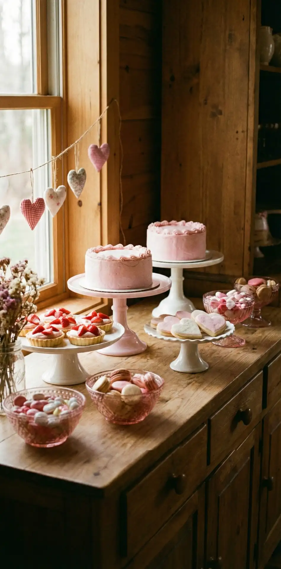 Subtle Valentine Shelf in a Small Apartment 2
