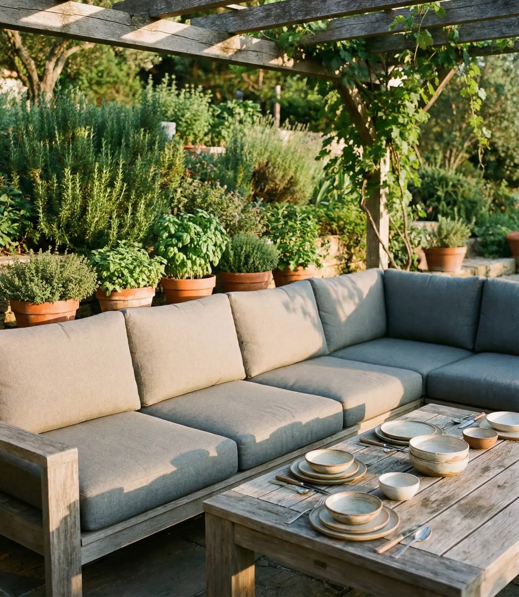 Table-Integrated Dining Sofa 2