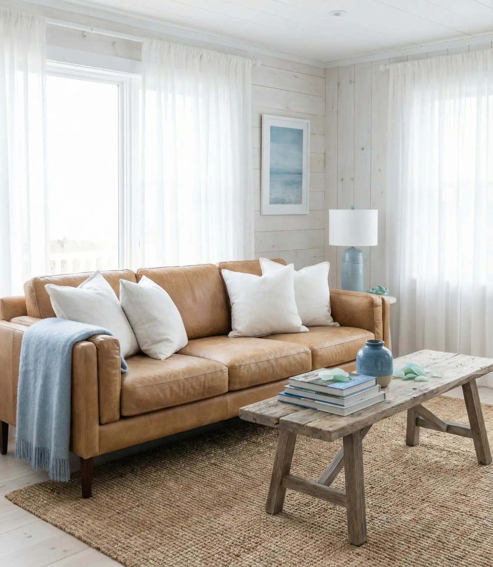 Tan Leather with Coastal Casual Vibes 1