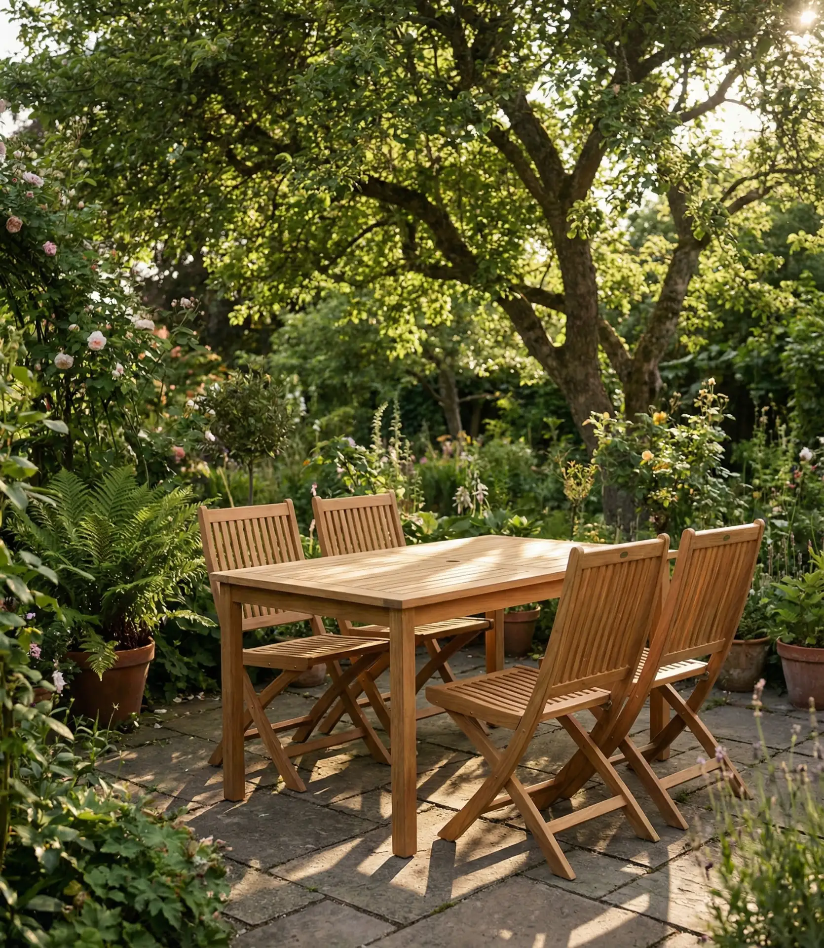 Teak Folding Chairs for Flexible Entertaining 1