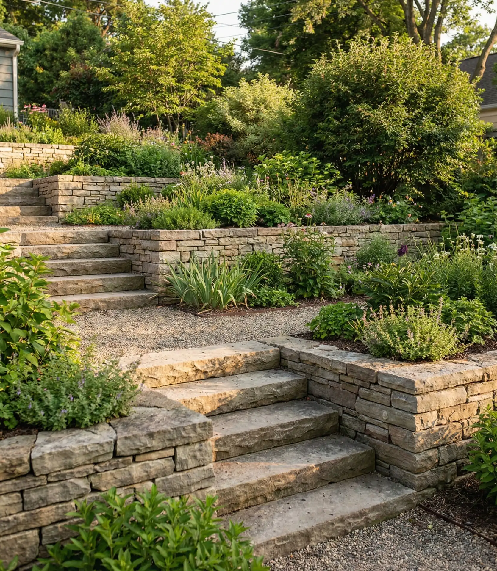 Terraced Garden on Sloped Terrain 2