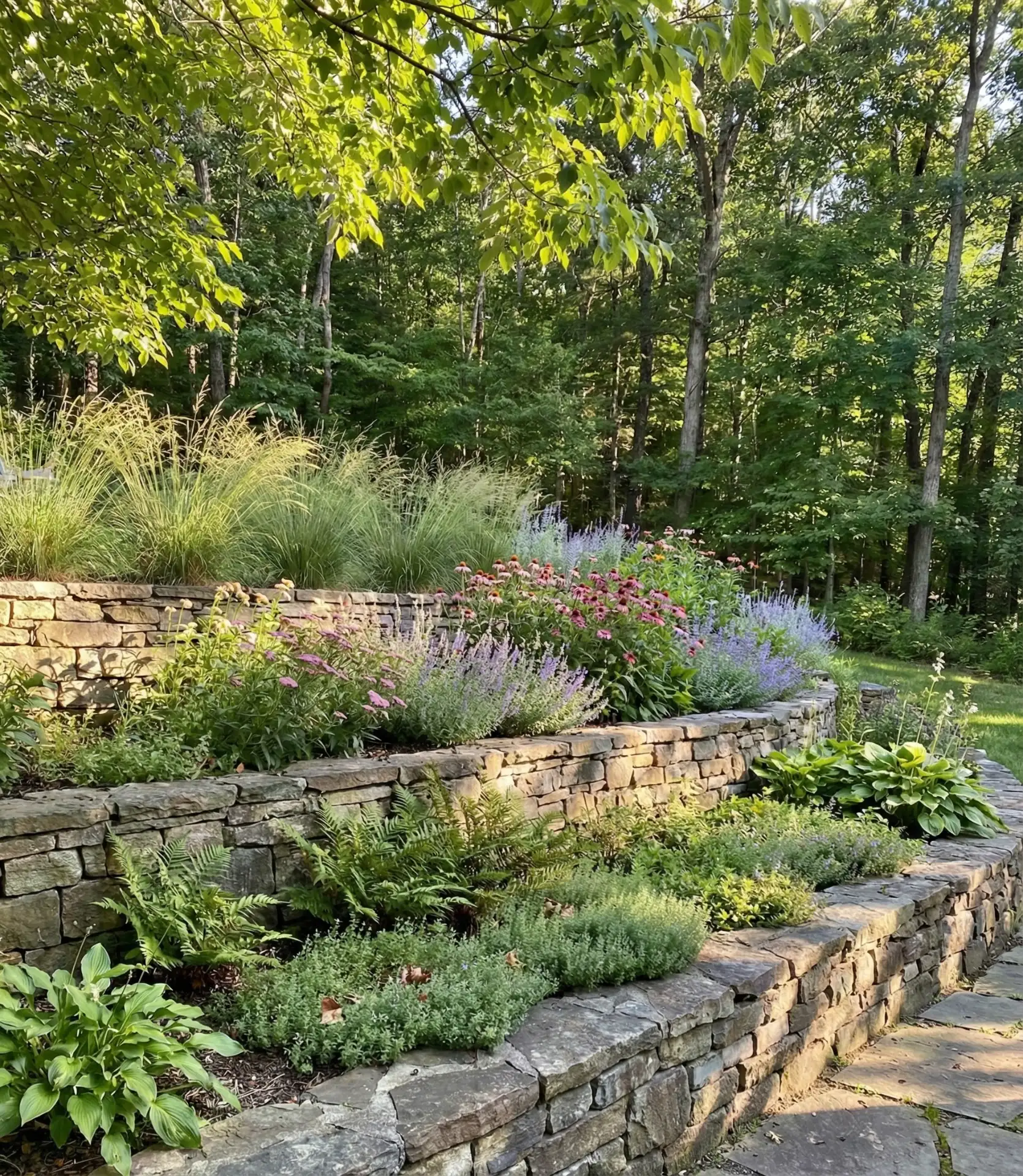 Tiered Garden Beds for Sloped Yards 2