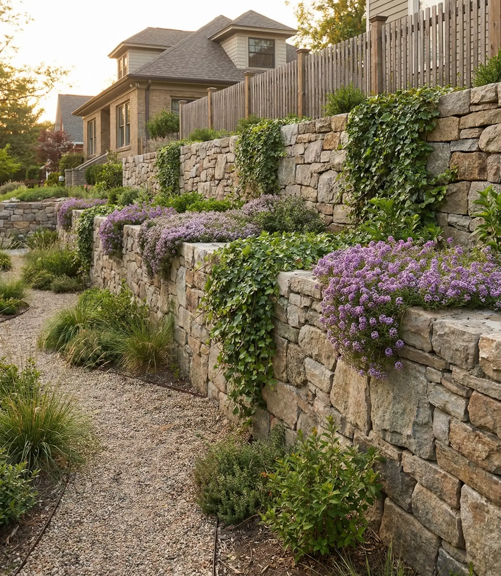 Tiered Retaining Wall Garden 2