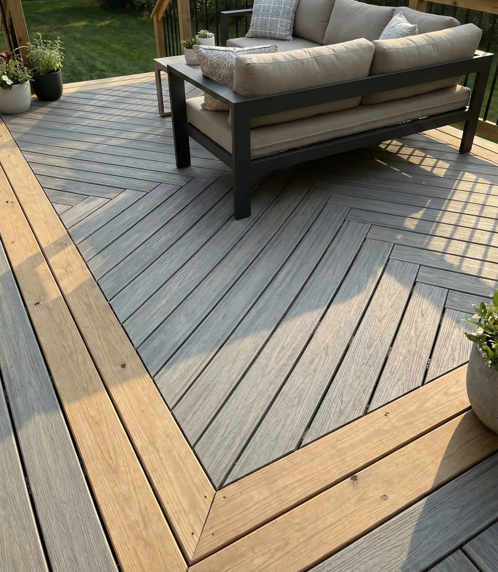 Two-Tone Deck Design 1