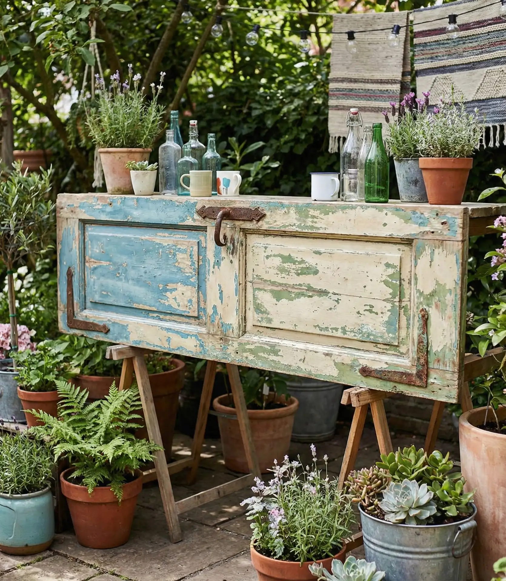 Upcycled Door Bar Front 2