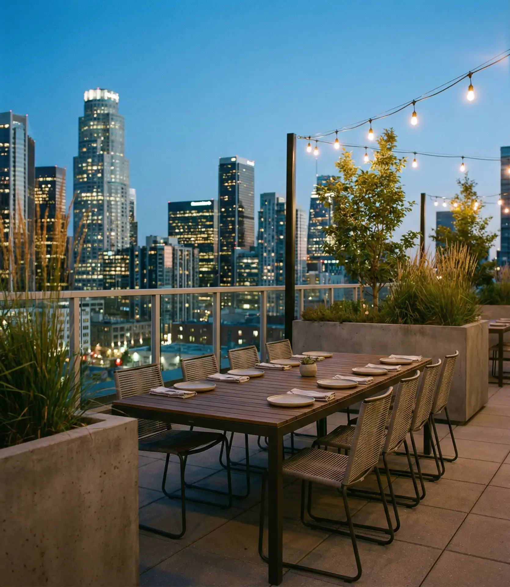Urban Rooftop Dining Terrace 1