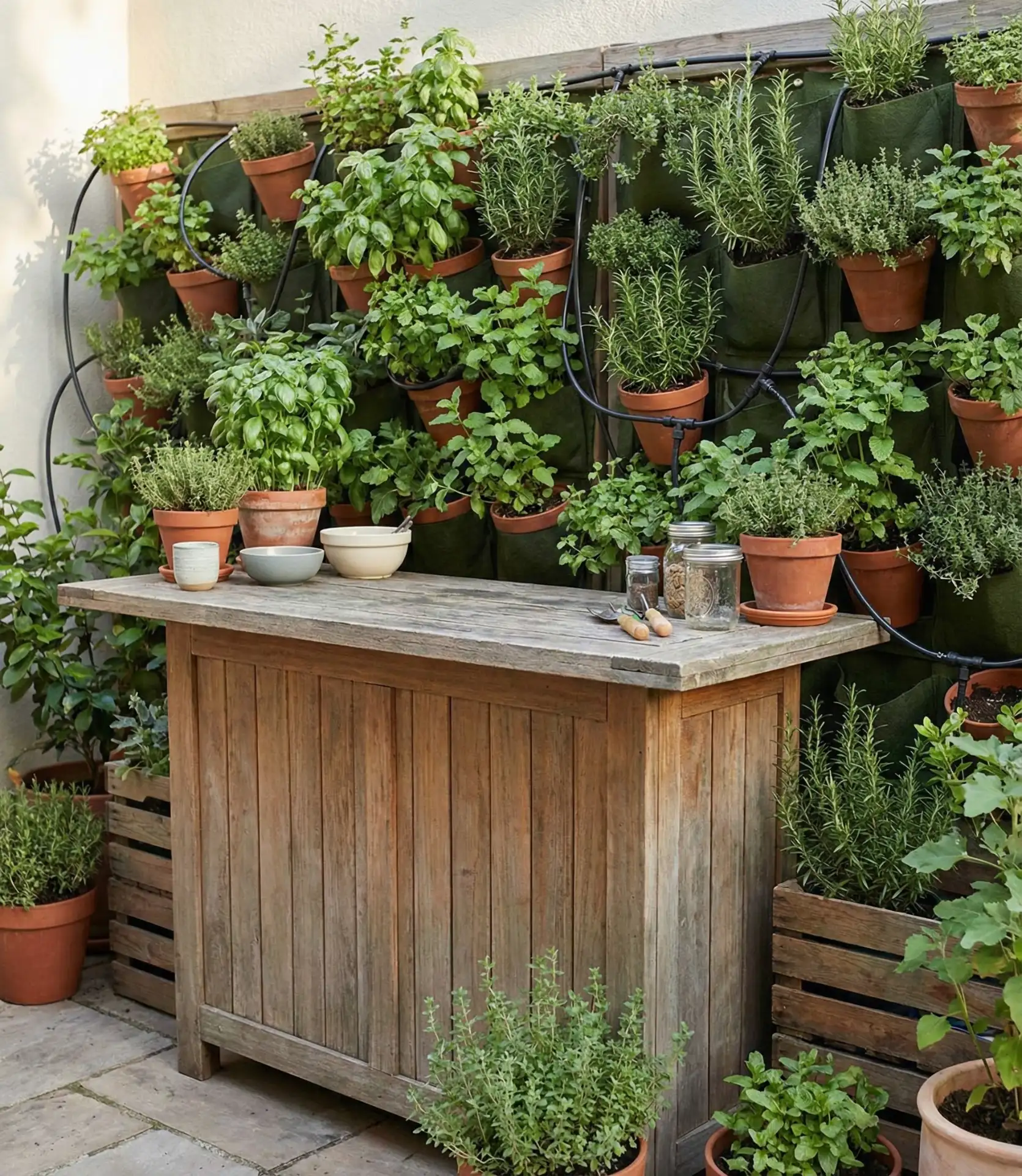 Vertical Garden Bar Wall 2