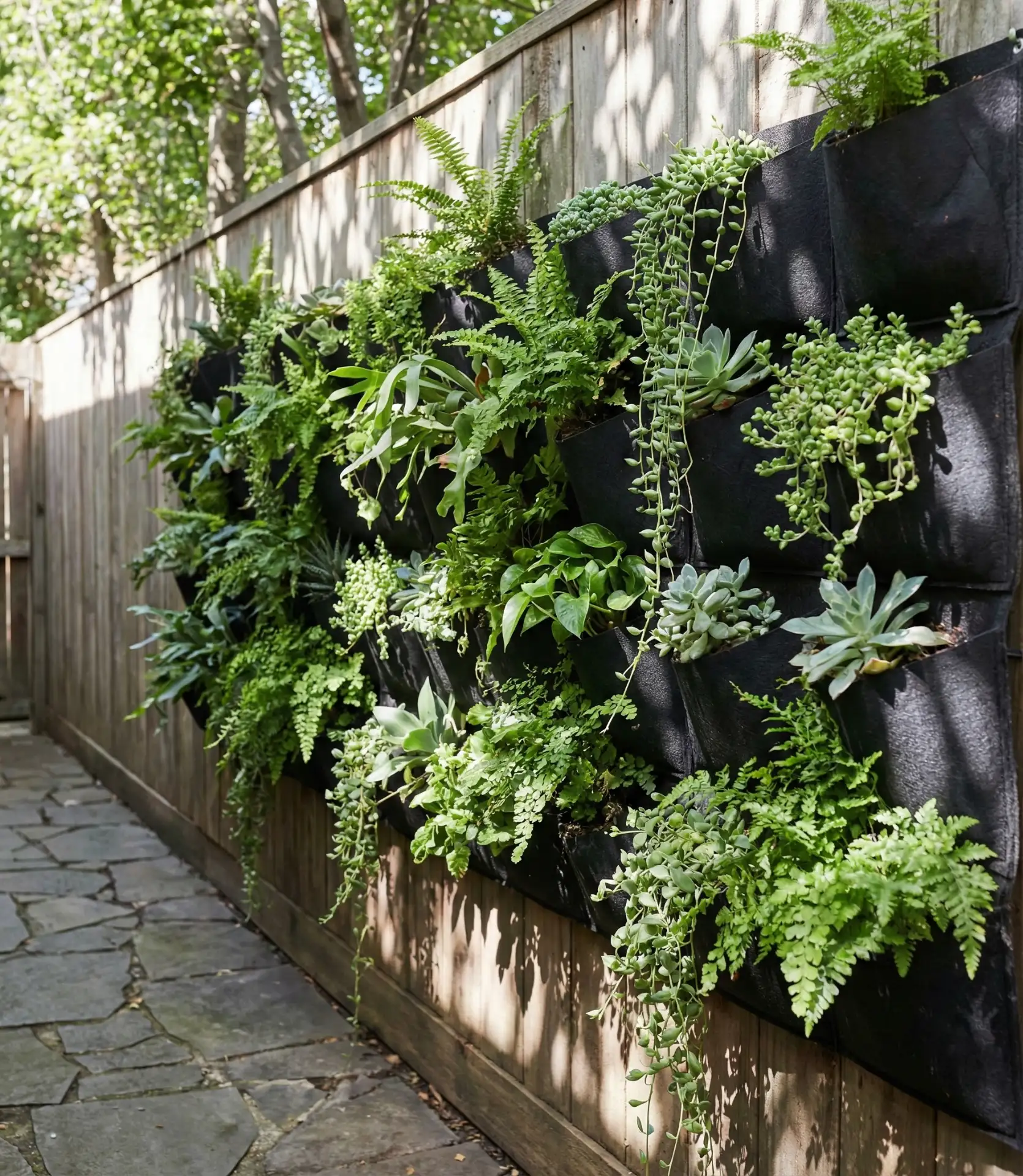 Vertical Garden Wall for Narrow Spaces 2