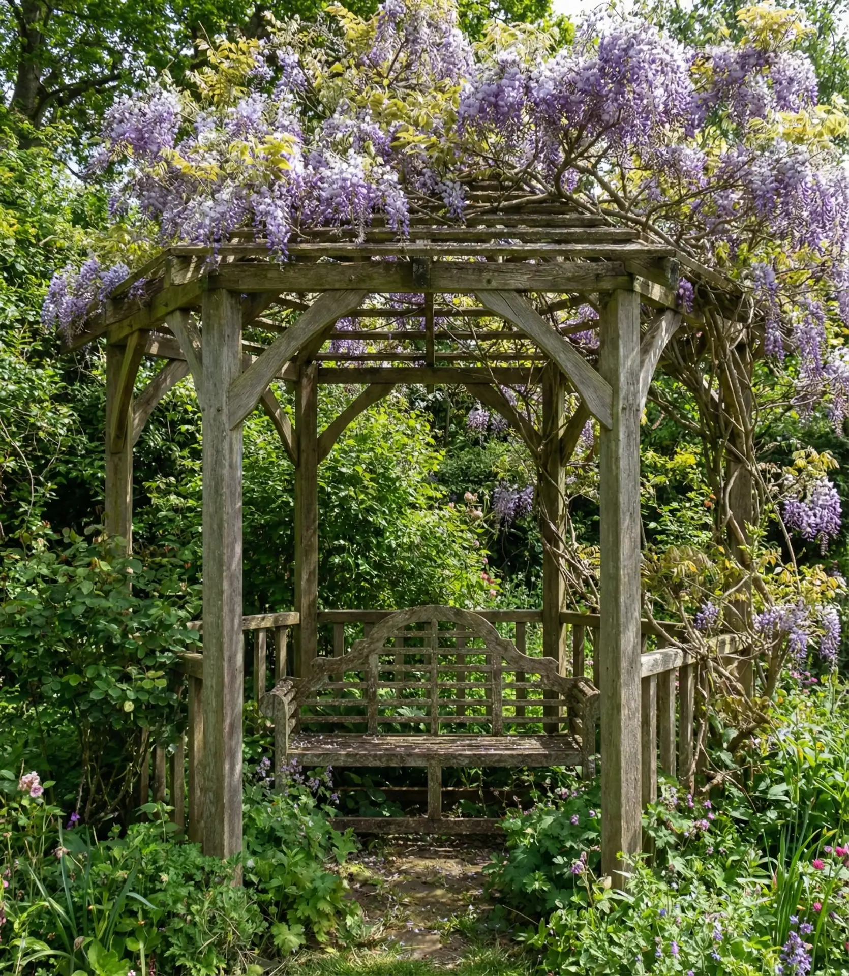 Vine-Covered Living Canopy 1