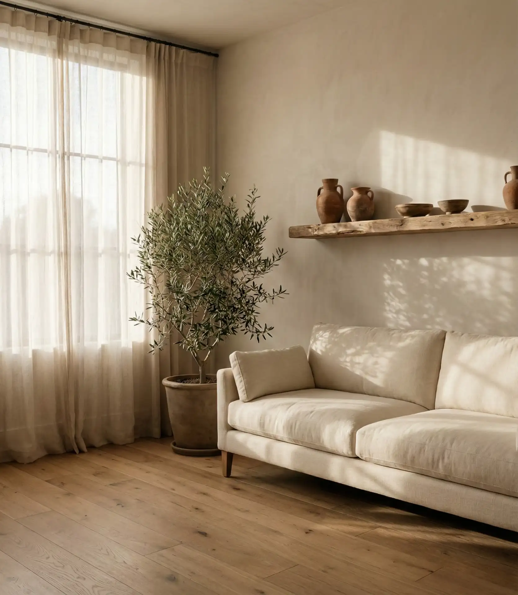 Warm Minimalist Studio Sanctuary 1