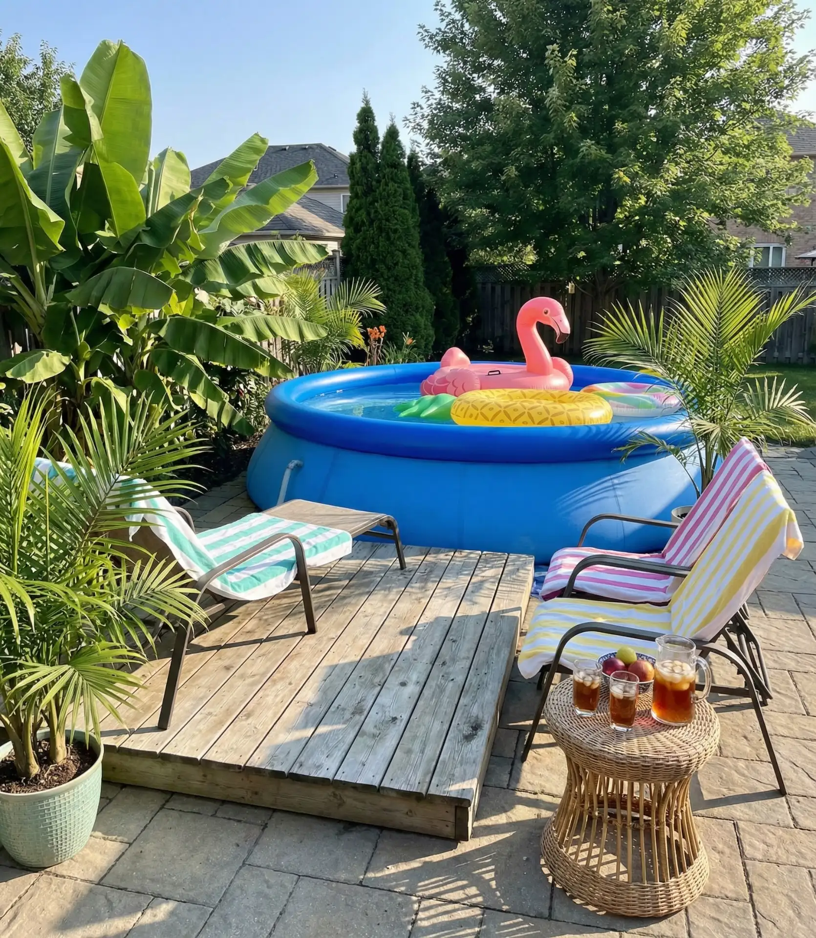 Whimsical Inflatable Pool Oasis 2