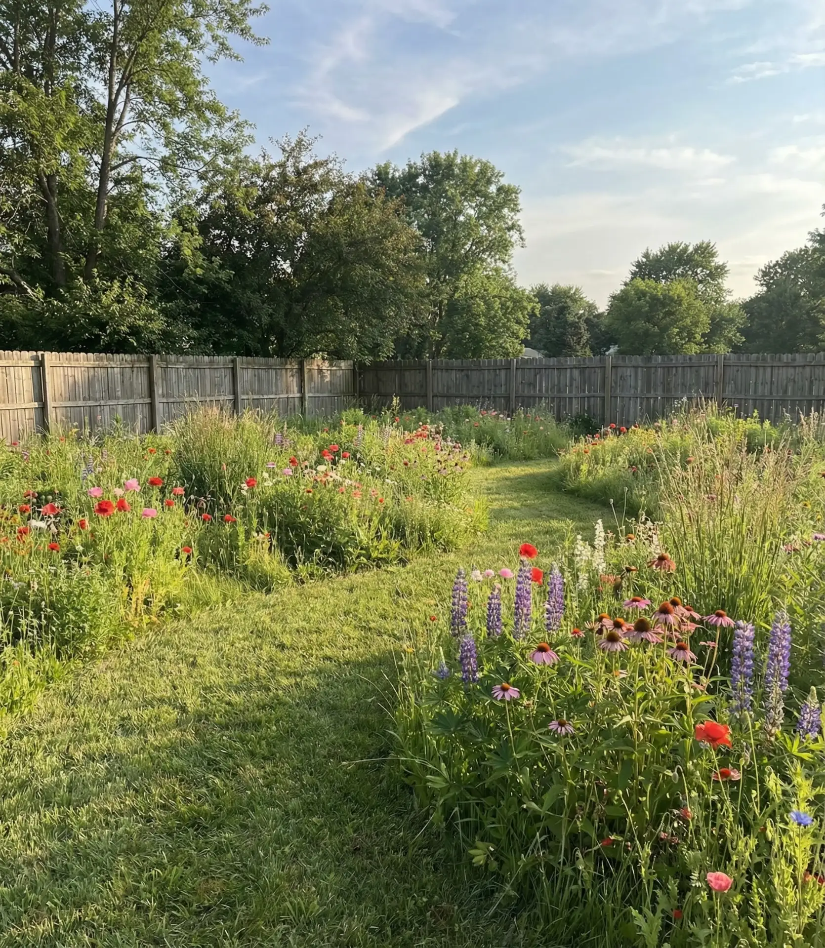 Wildflower Meadow with Mown Paths 2