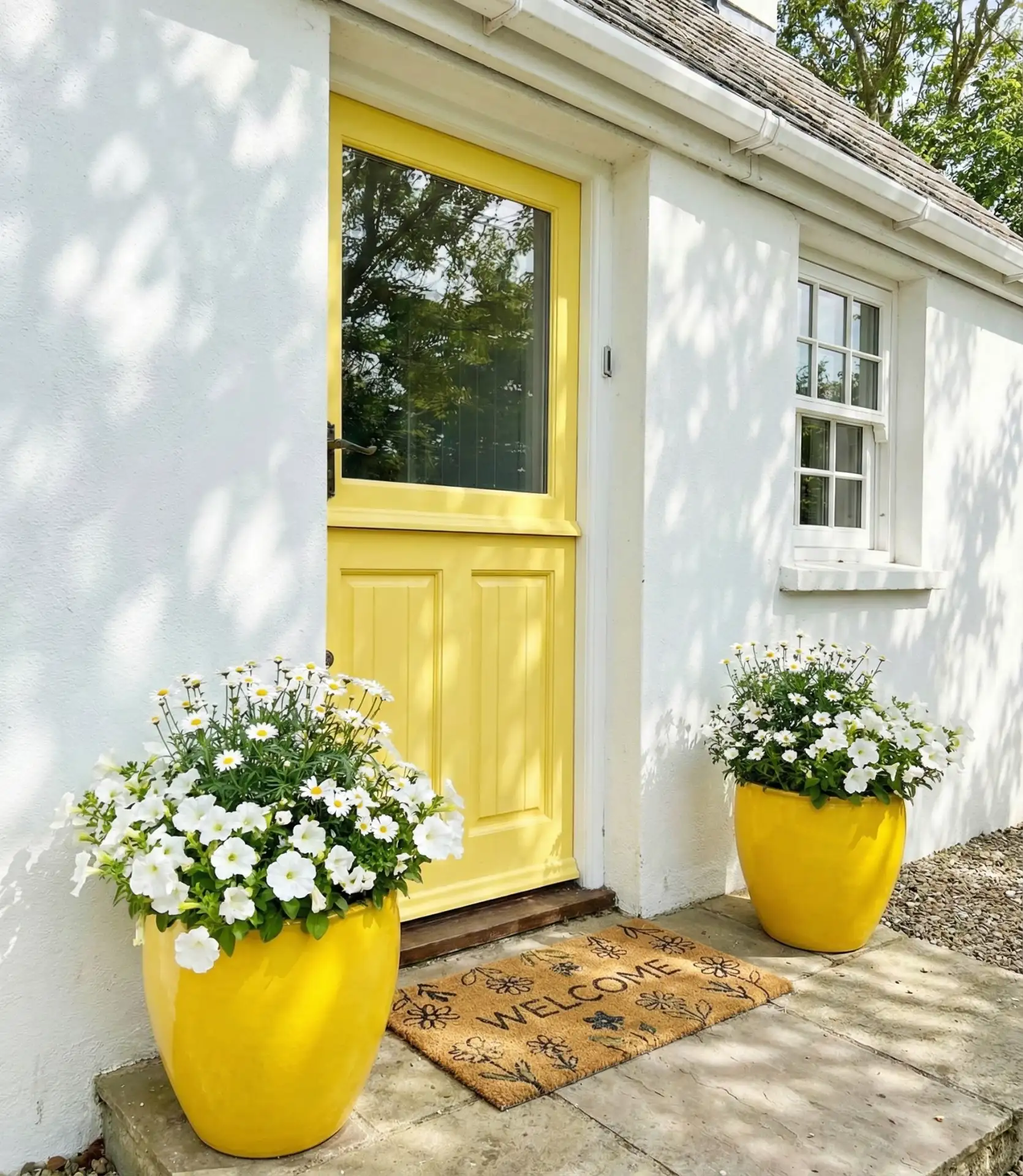 Yellow Door Pop with Coordinated Accents 2