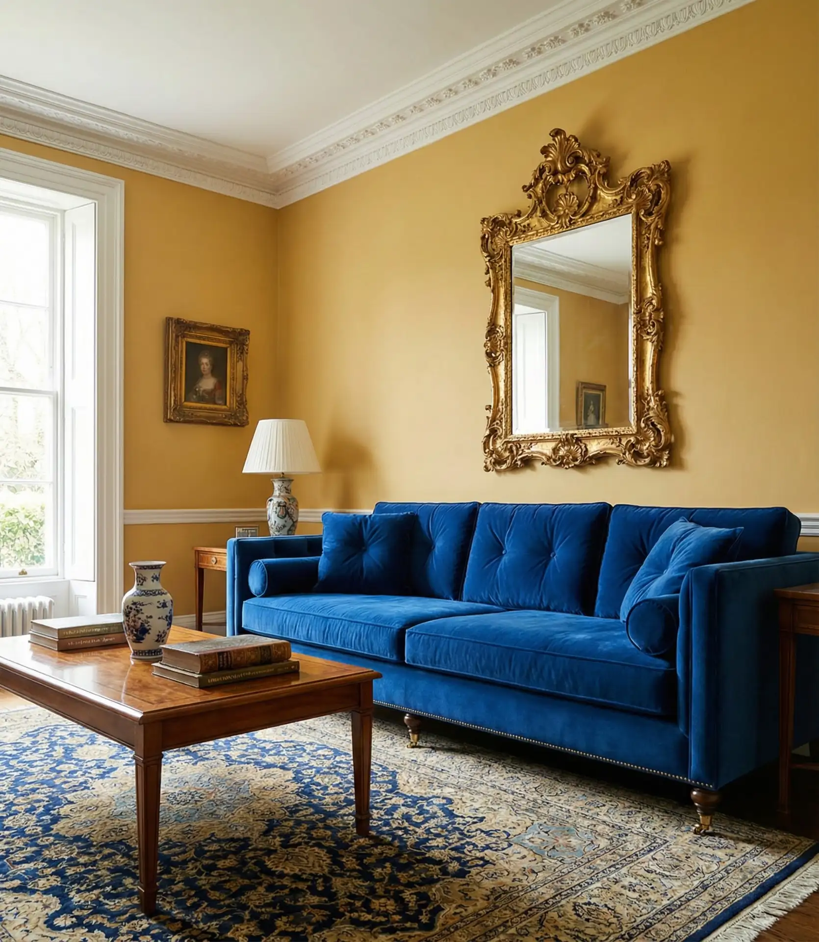 Yellow and Royal Blue Classic Contrast 2