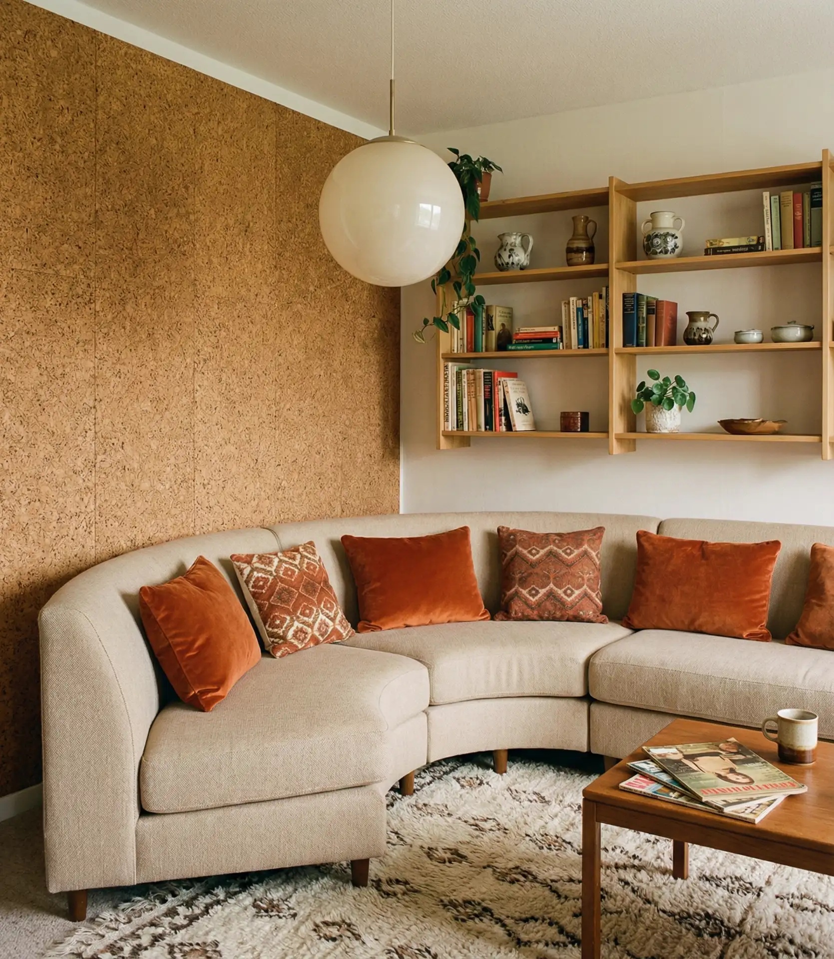 70s Revival with Curved Furniture 1