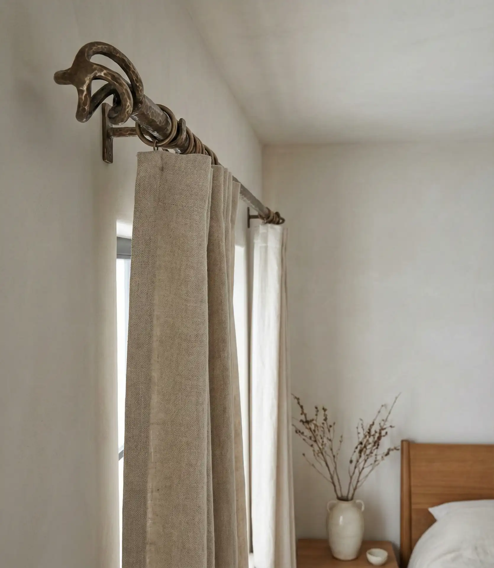 Aesthetic Curtains with Statement Hardware 1