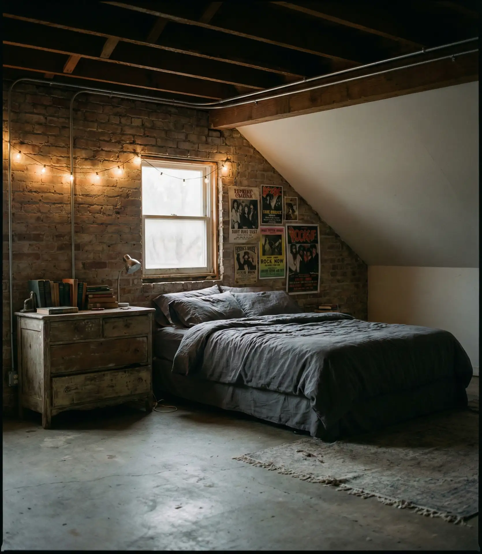 Aesthetic Grunge Attic for Teens 1