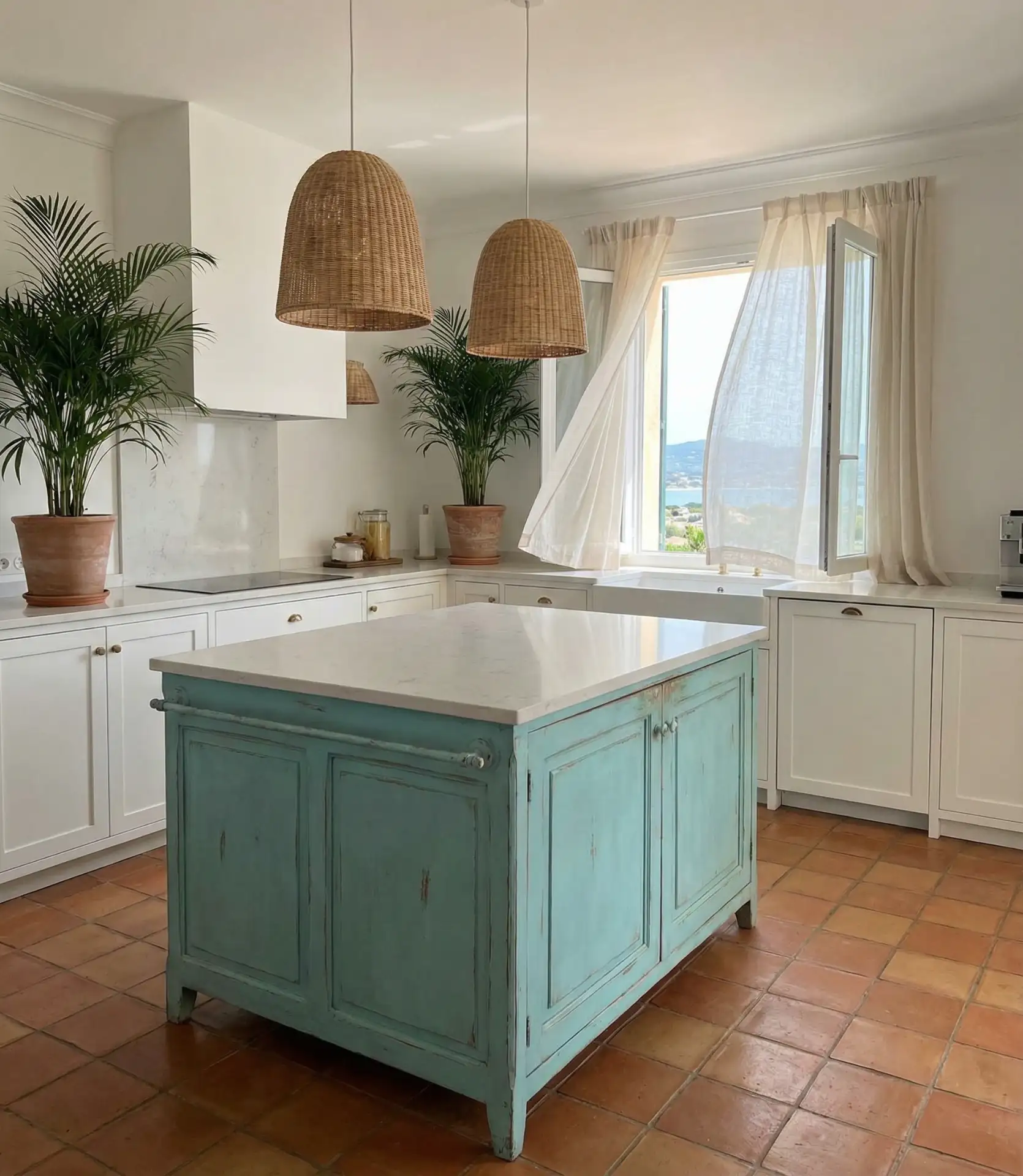 Aqua Blue Tropical Vibes 2