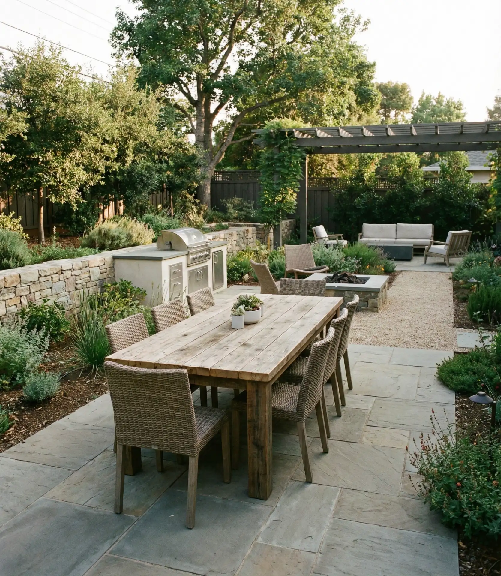 Backyard Focal Point Arrangement 1