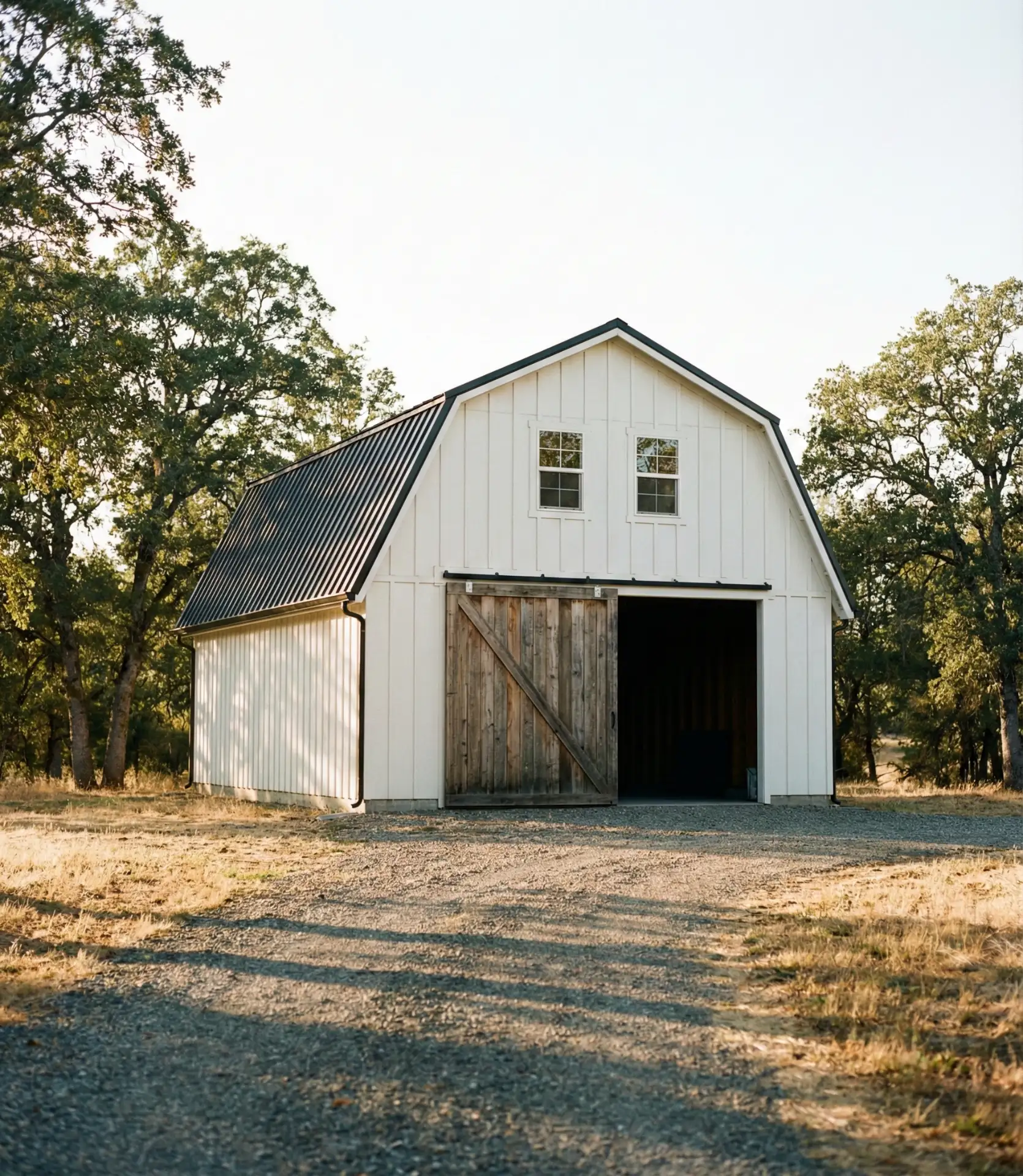 Barn-Style Garage with Living Space Above 2