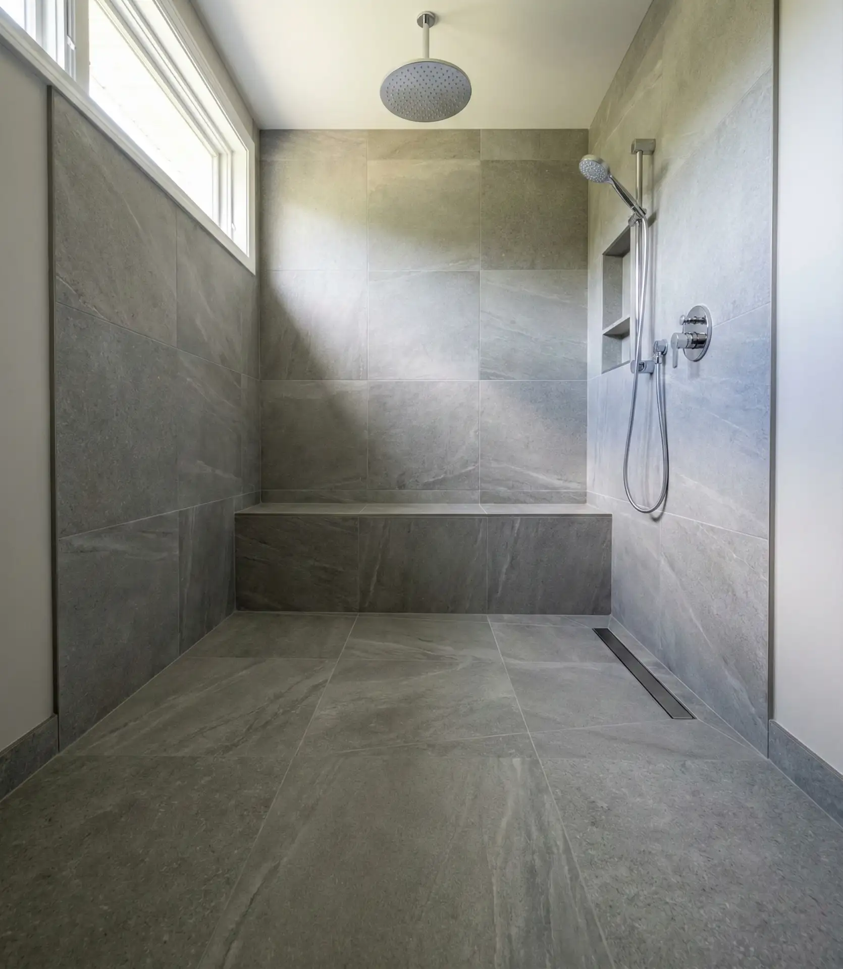 Bathroom Remodel with Tub-to-Shower Conversion 2