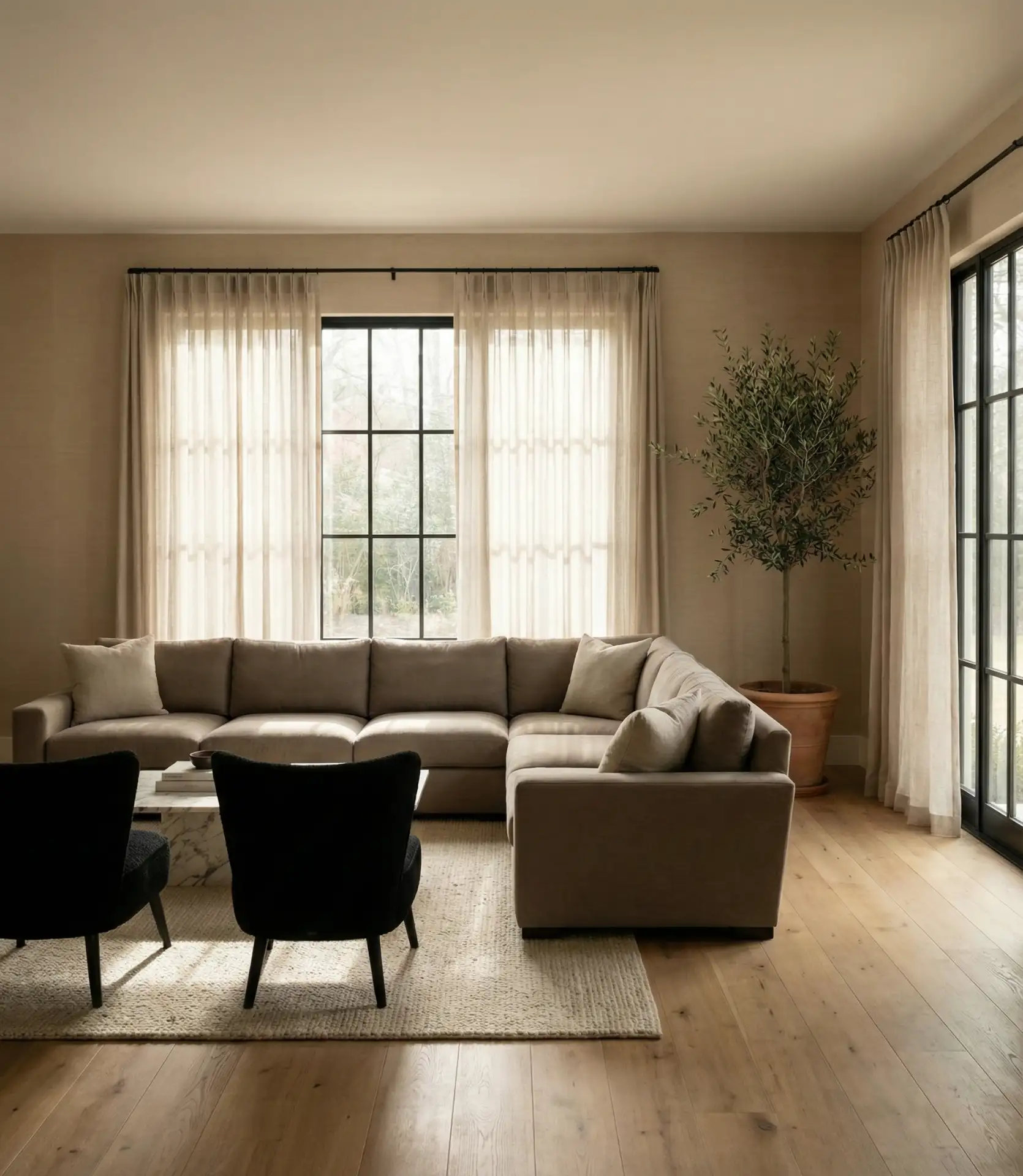 Black and Beige Sophistication 1