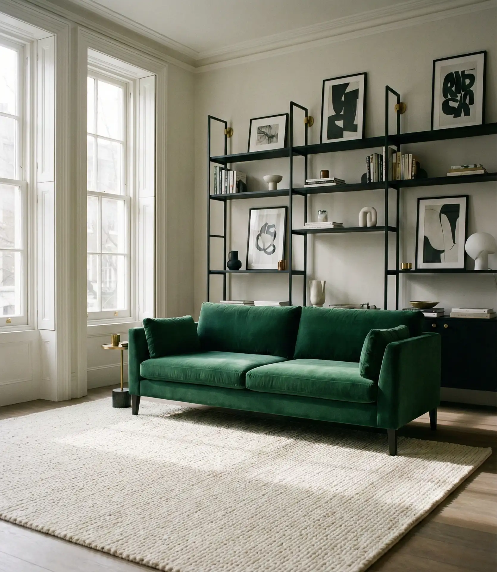 Black and Green Dramatic Contrast 2