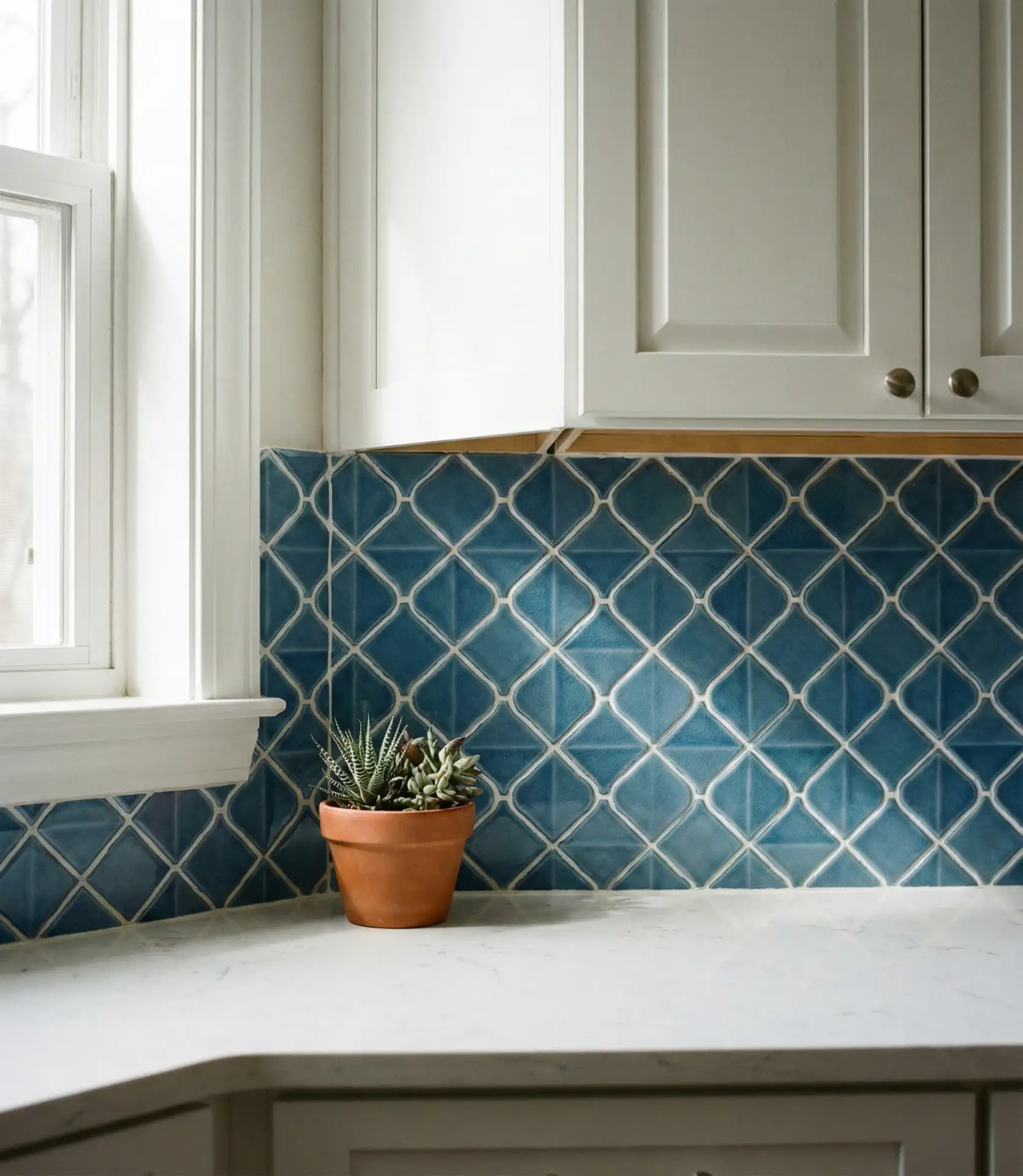 Blue Backsplash Focus 2