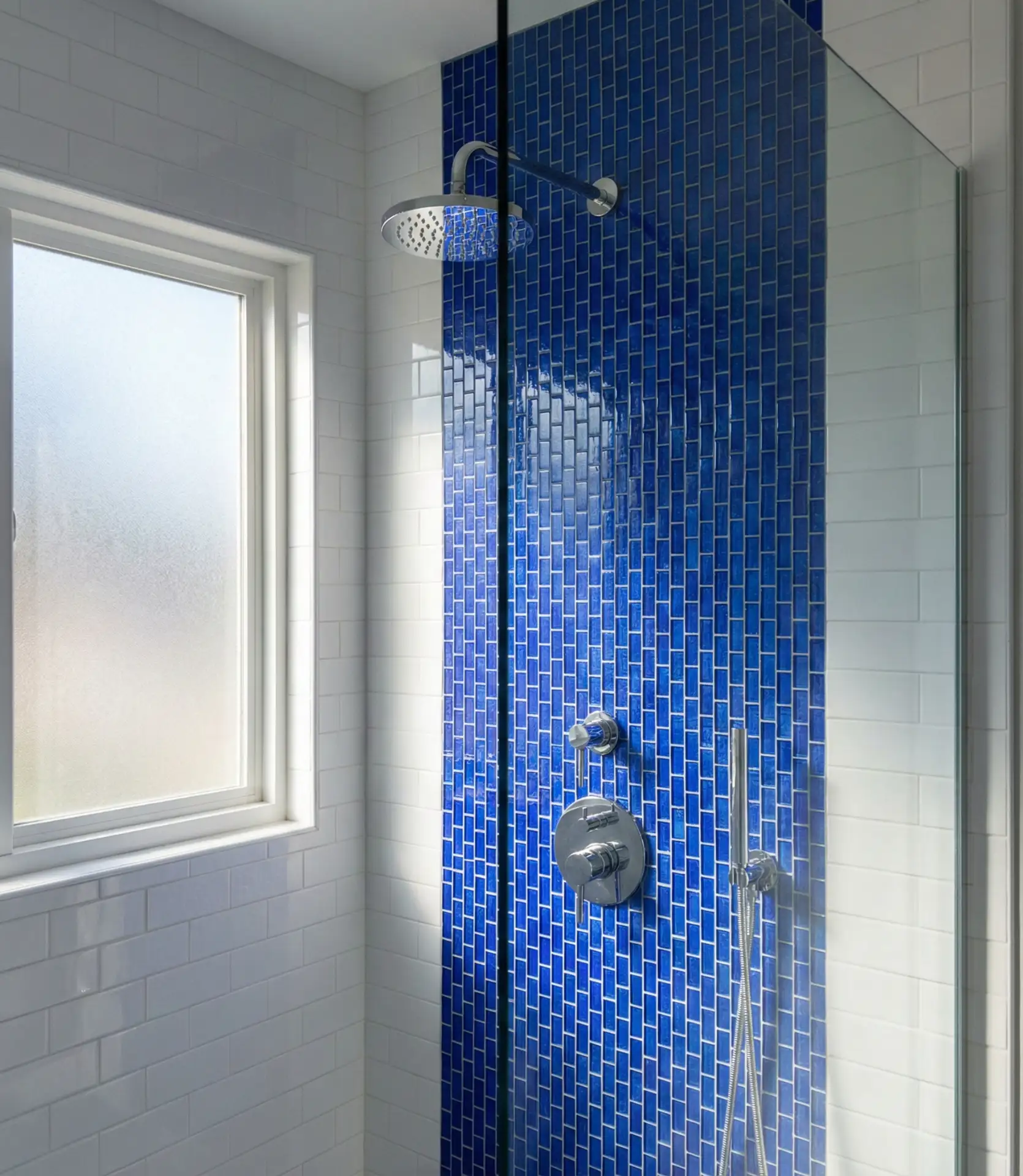 Blue Tile Accent Wall for Coastal Calm 2