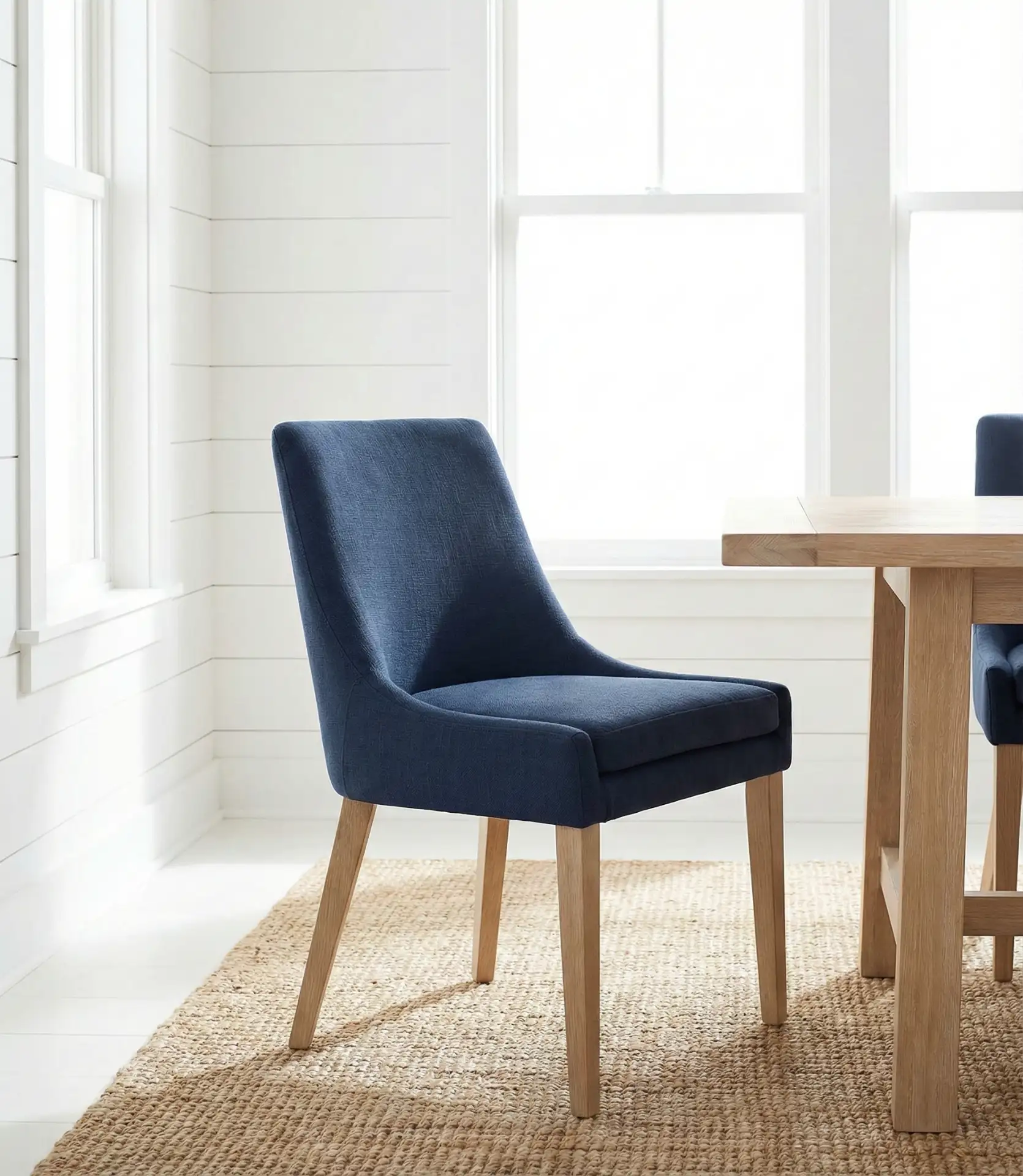Blue Upholstered Chairs in Coastal Palettes 2