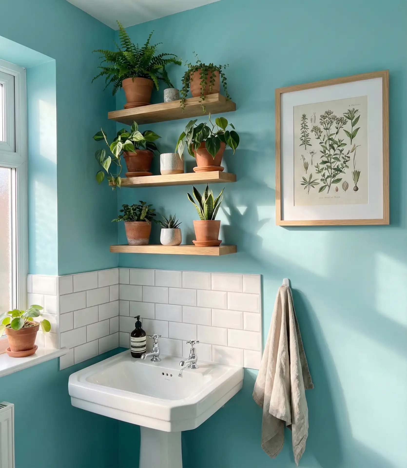 Blue and Green Botanical Theme 2