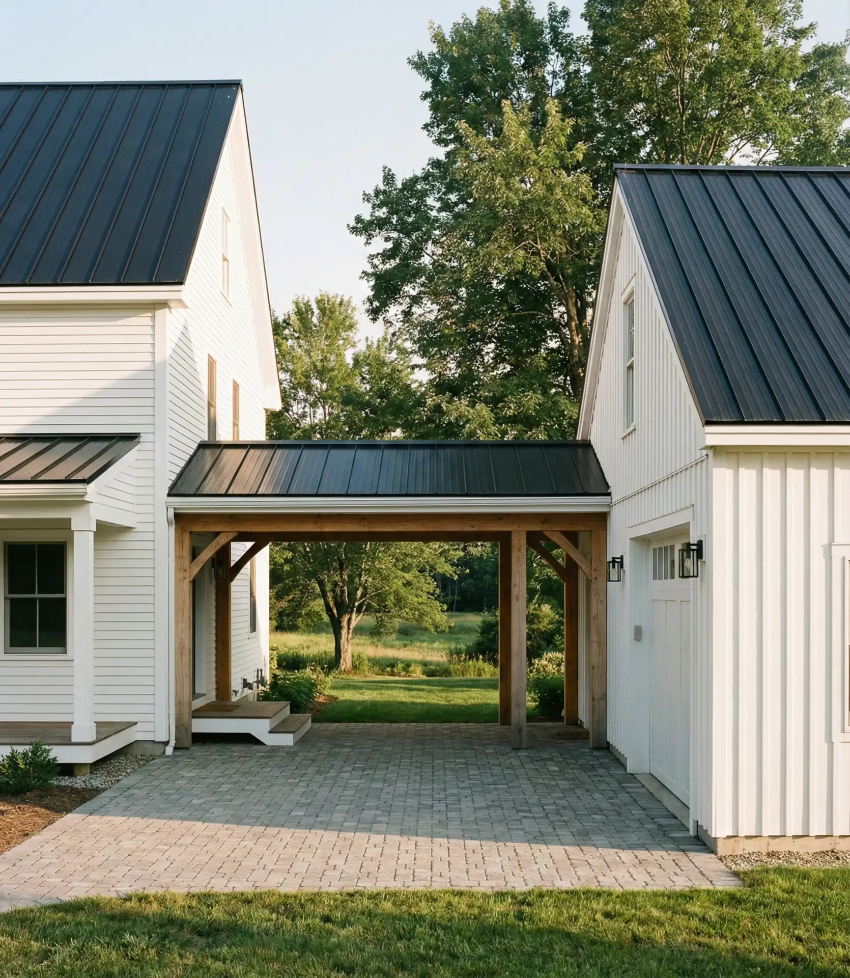 Breezeway Connecting House and Garage 2