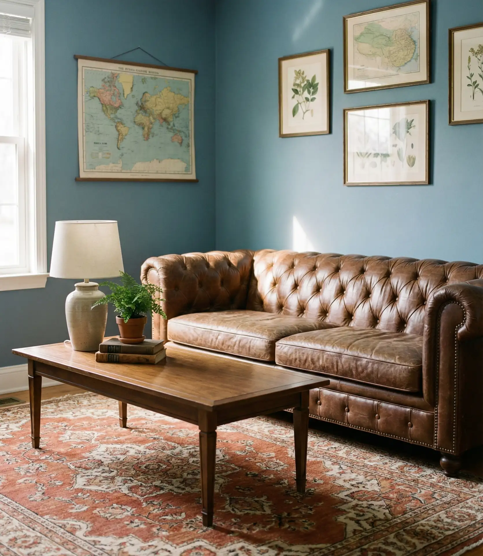 Brown and Blue Earthy Contrast 1