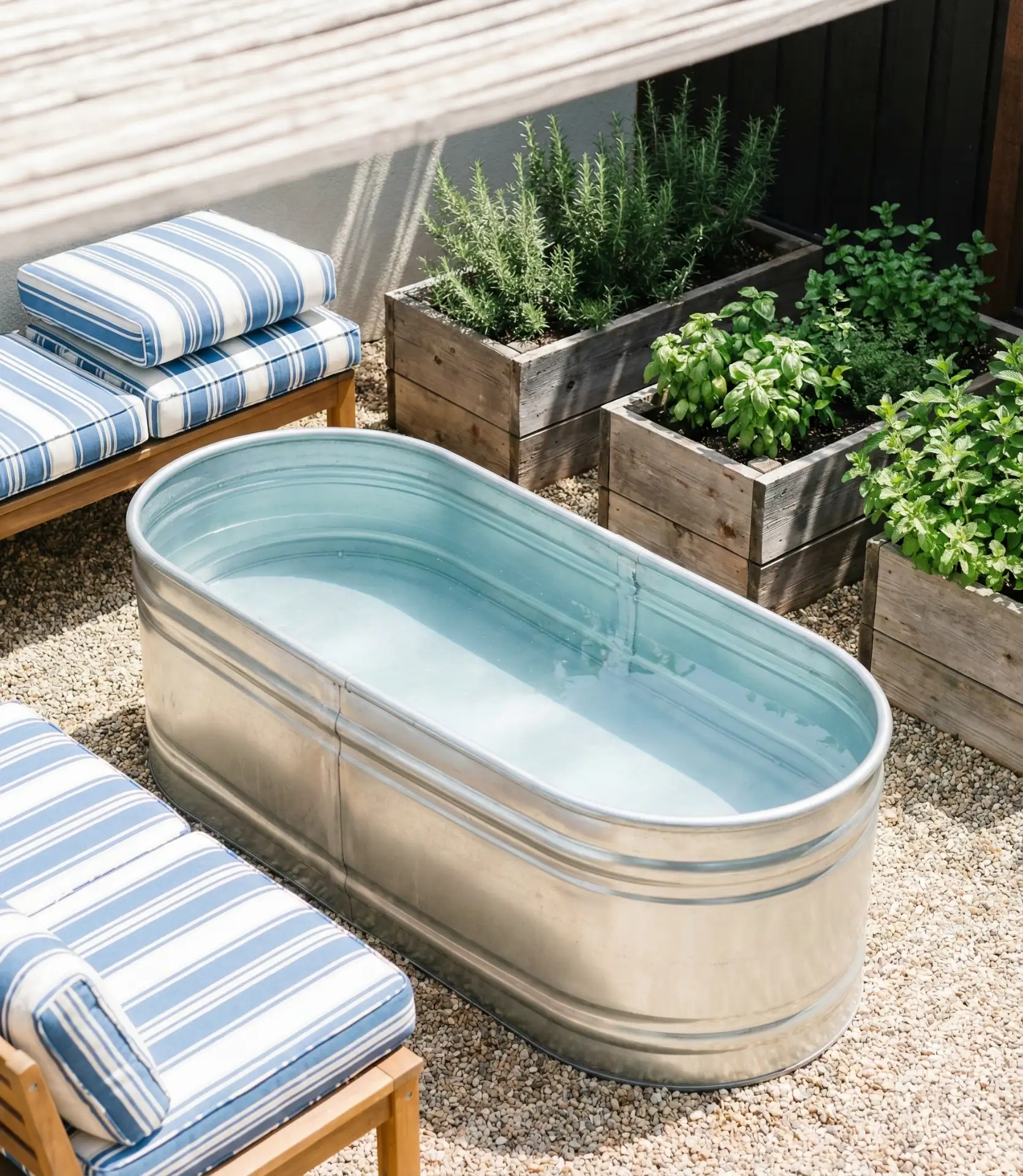 Budget-Friendly Stock Tank Pool Setup 2