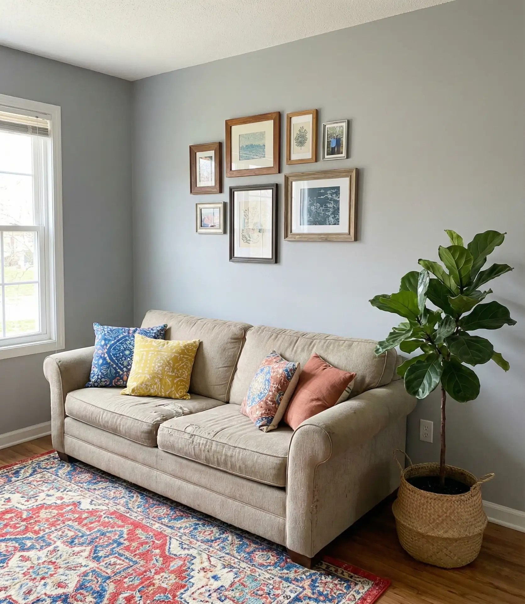 Budget-Friendly Transformation With Paint And Textiles 2