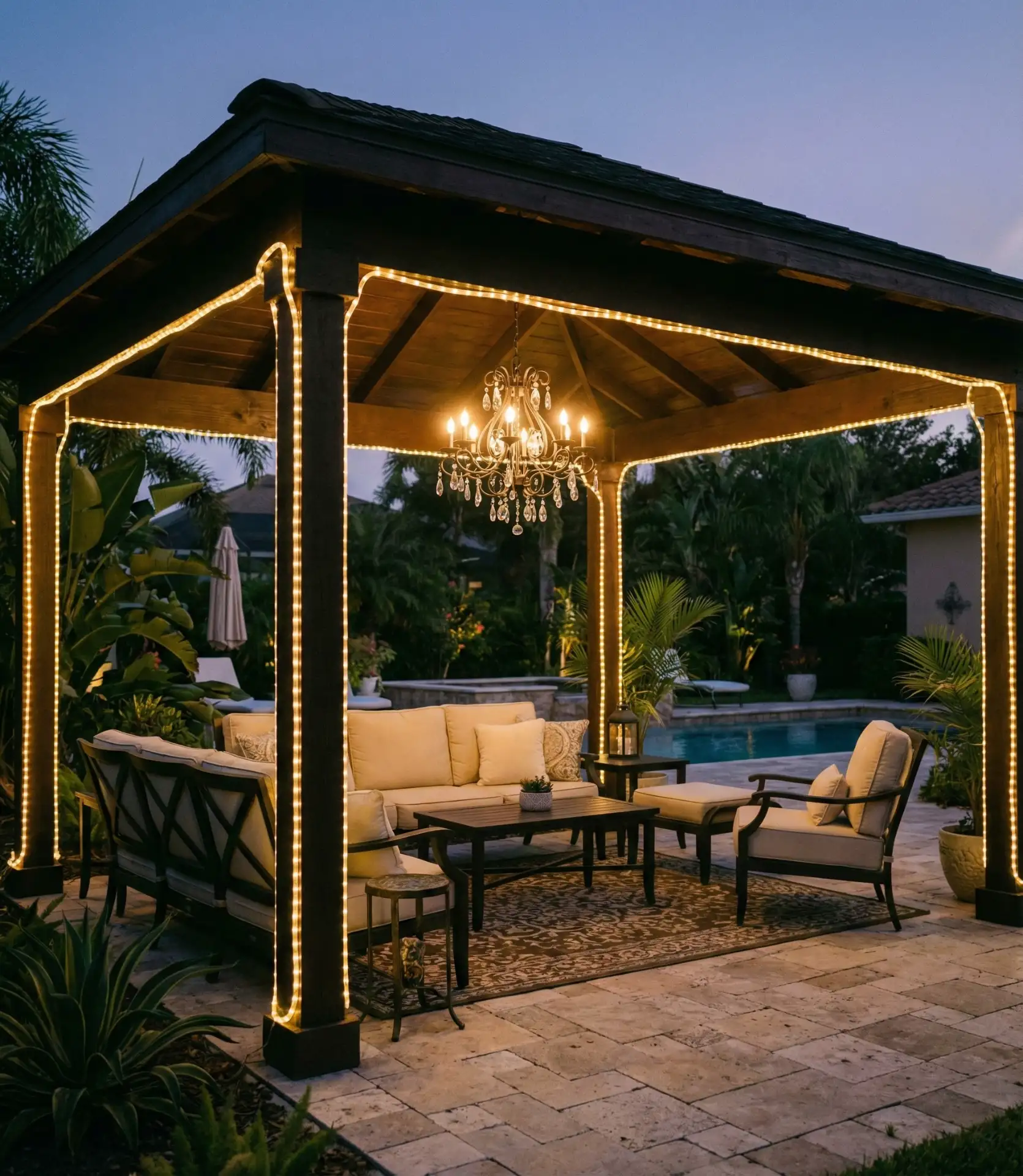Cabana or Outdoor Room Structure 2