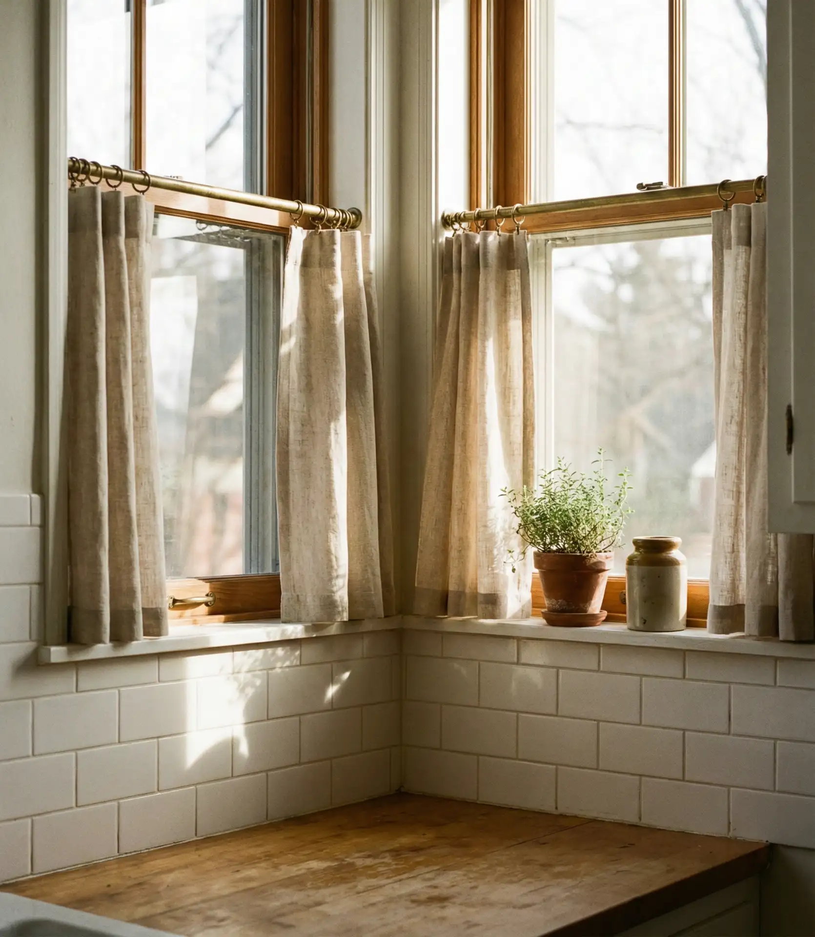 Café Curtains for a Vintage Touch 2