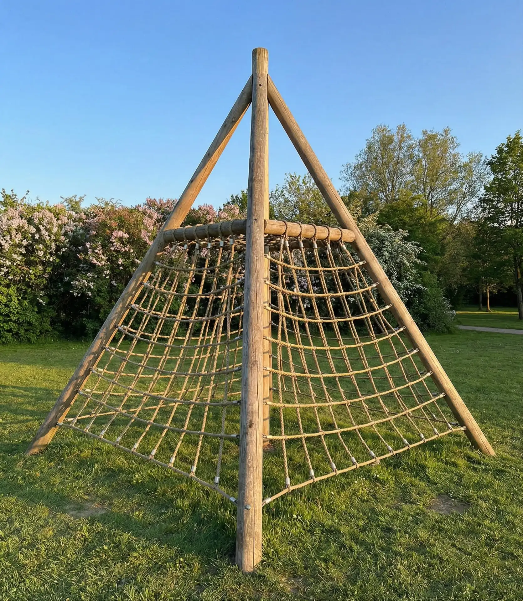Cargo Net Climbing Pyramid 1