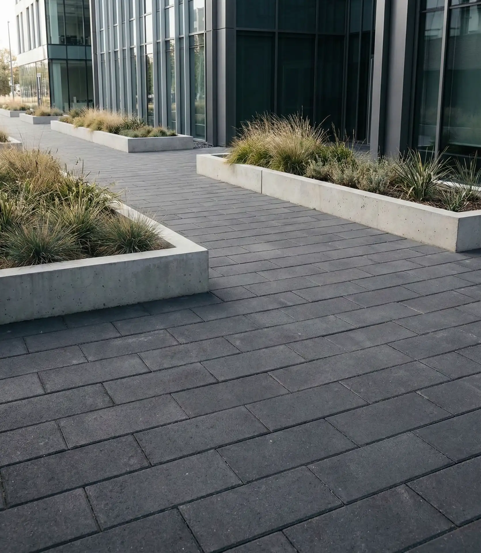 Charcoal Gray Modern Pavers 2